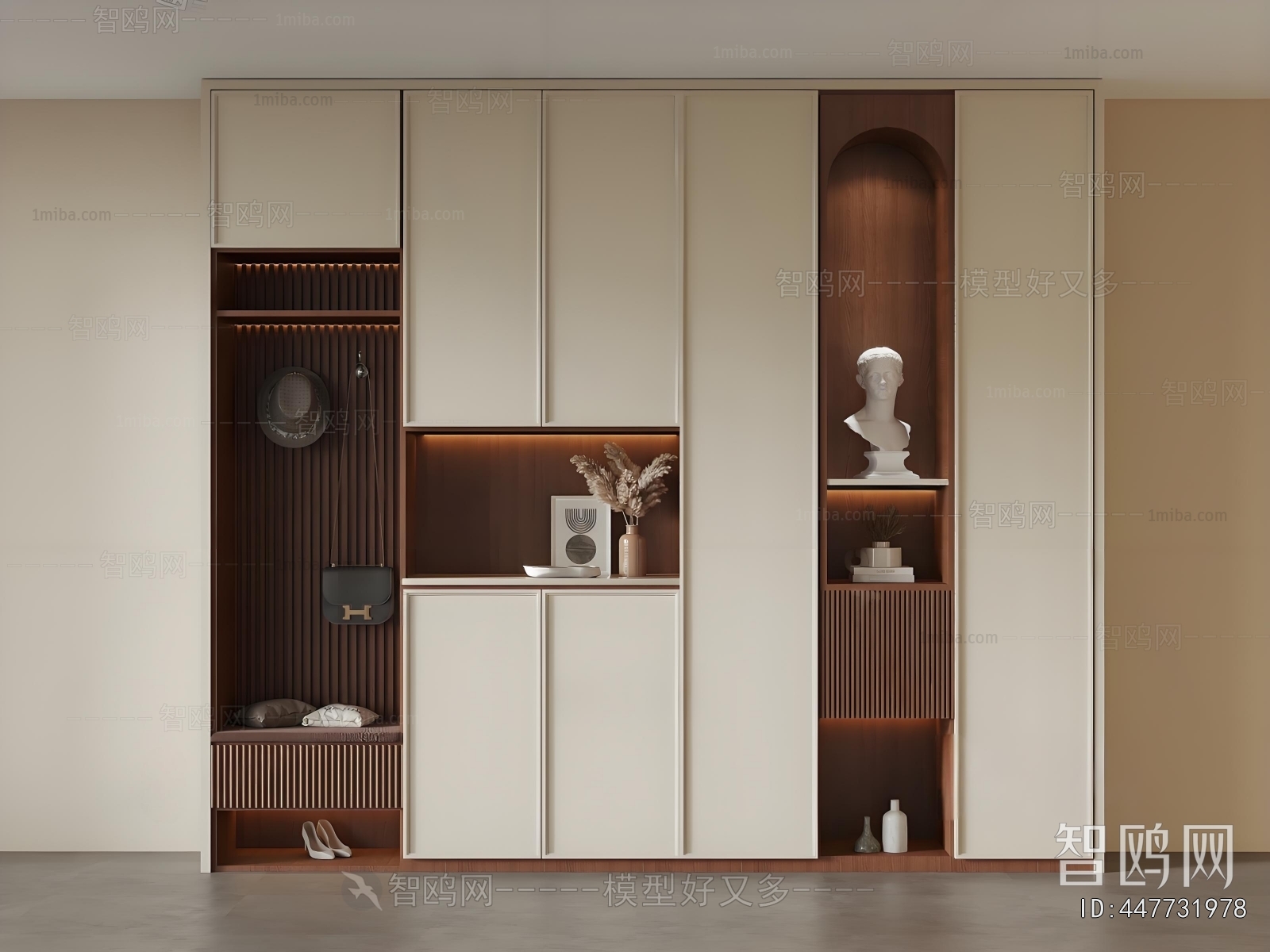 French Style Shoe Cabinet