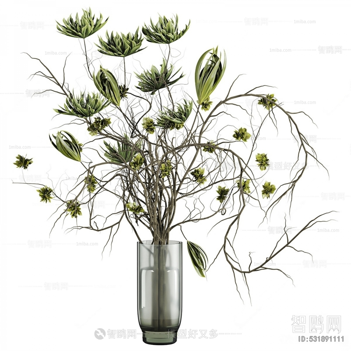 Modern Aquatic Green Plant