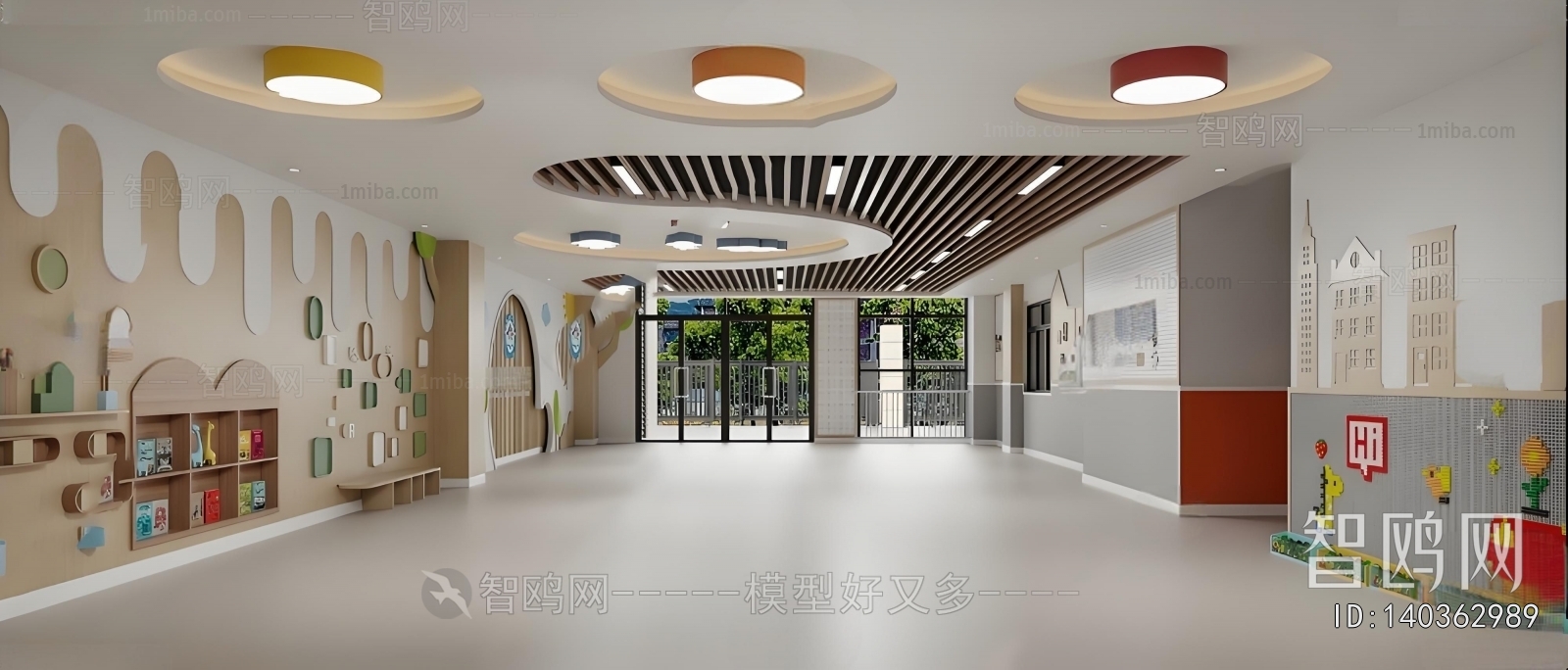 Modern Kindergarten Hall