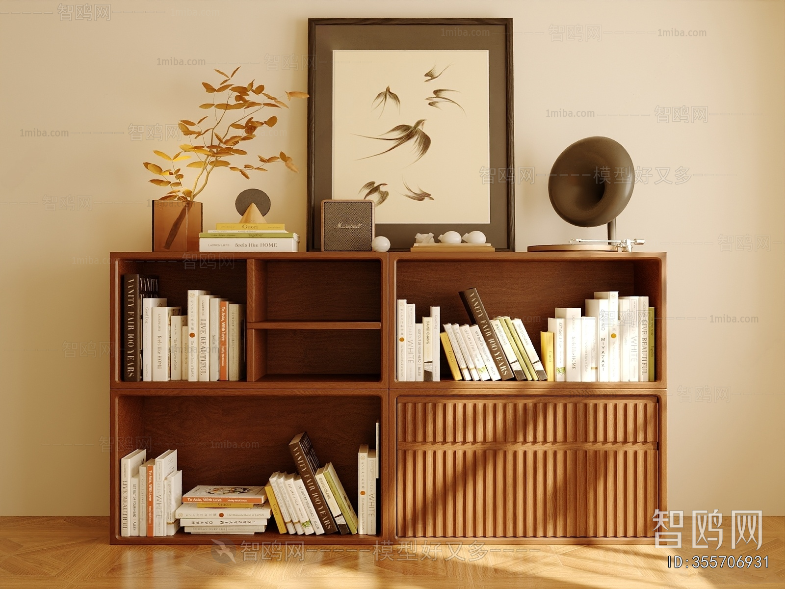 New Chinese Style Bookcase