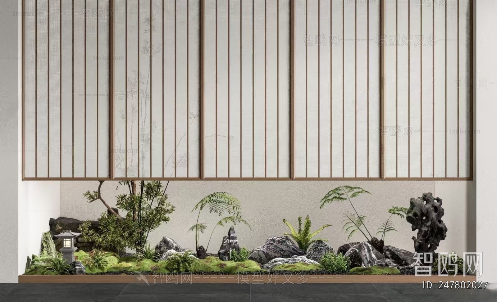 New Chinese Style Plant Landscaping