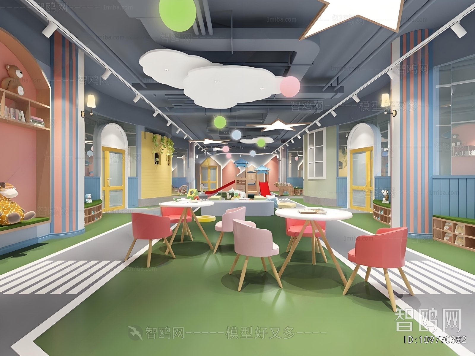 Modern Kindergarten Hall