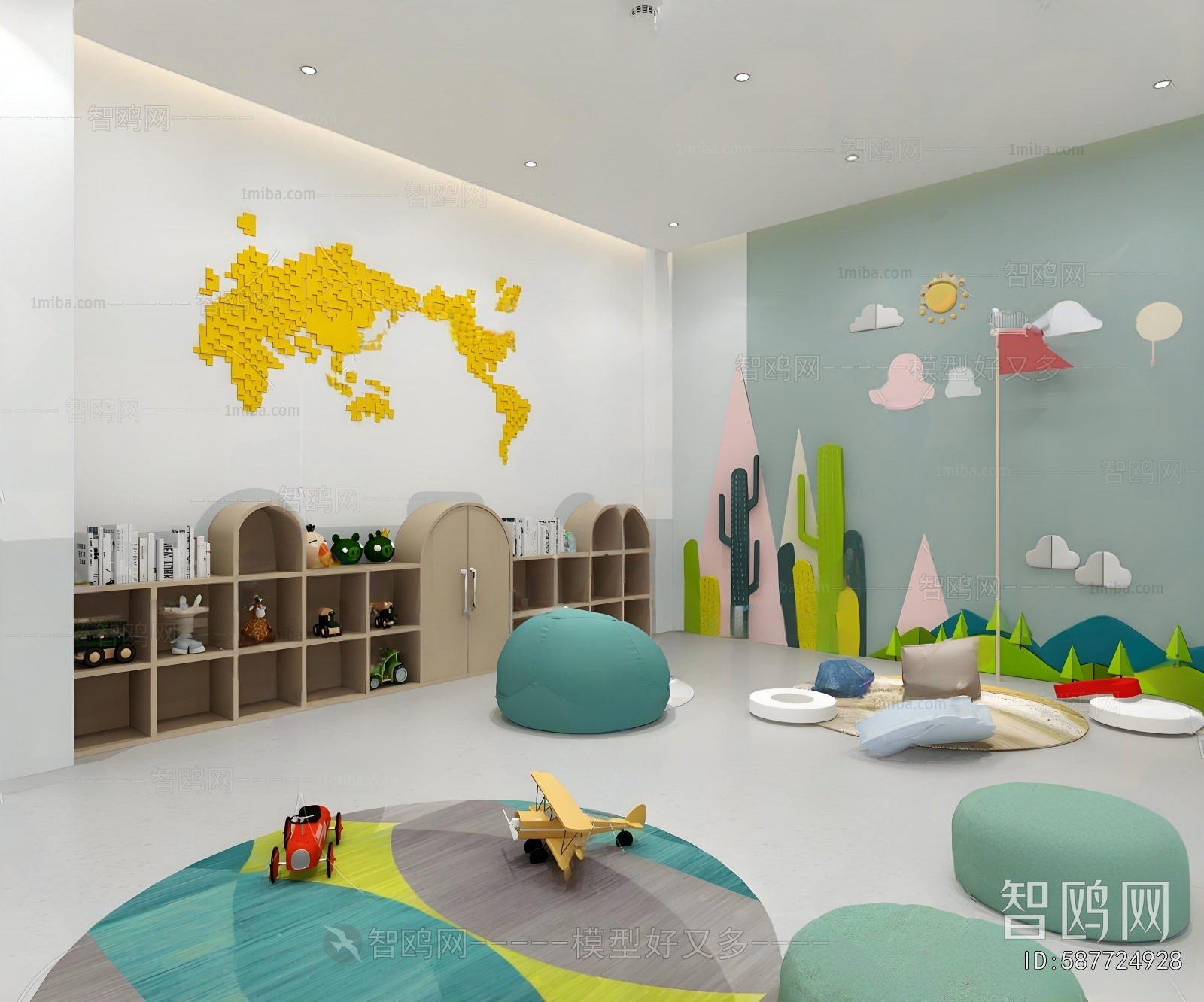 Modern Children's Playroom