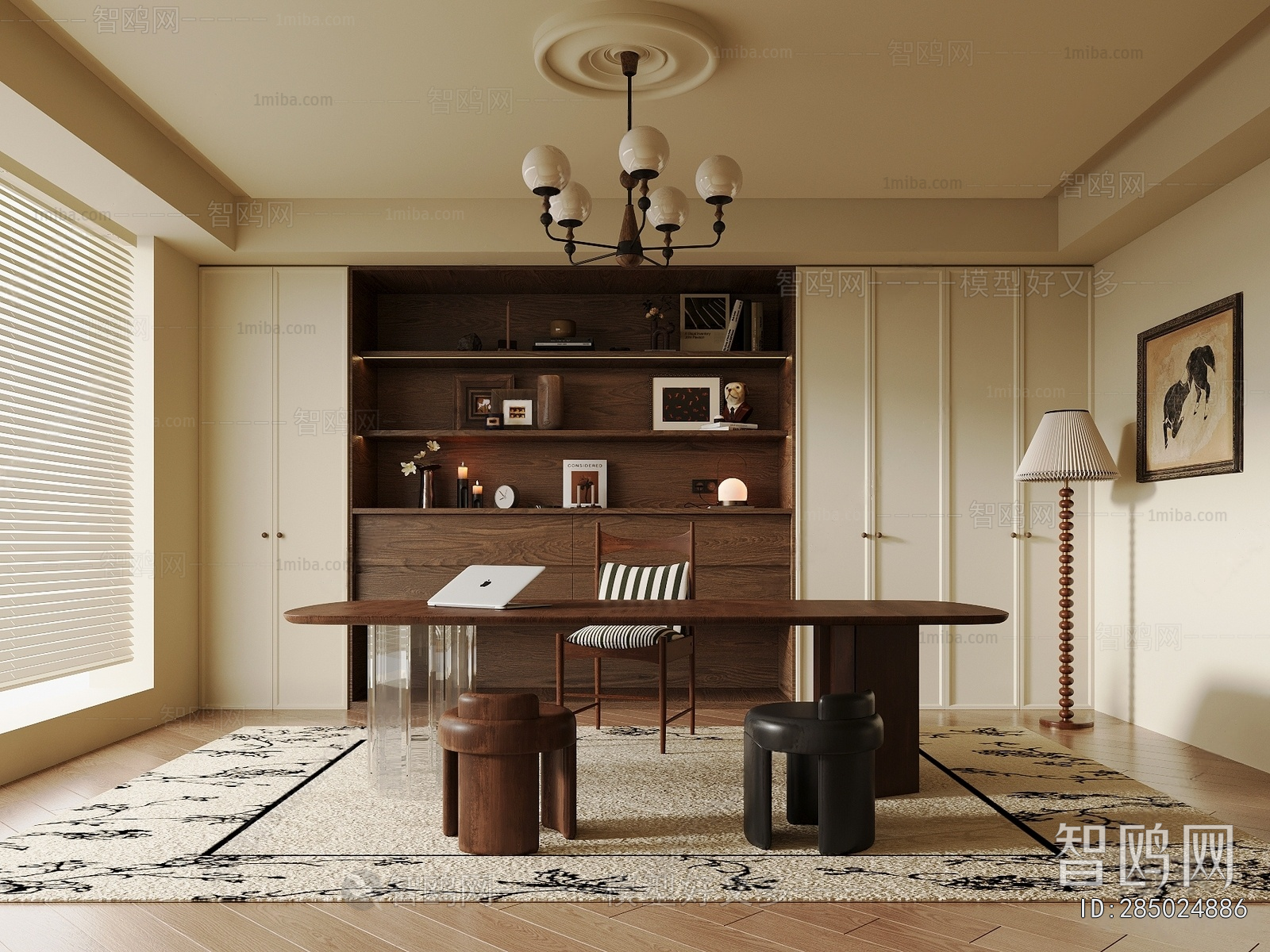 French Style Study Space