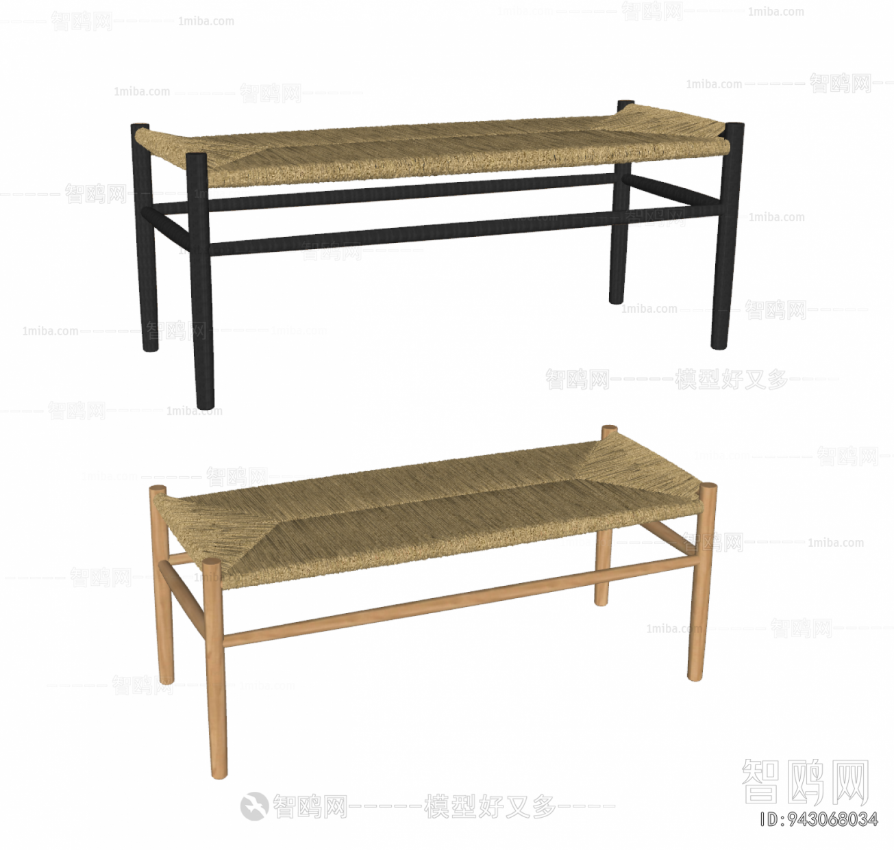 Wabi-sabi Style Bench
