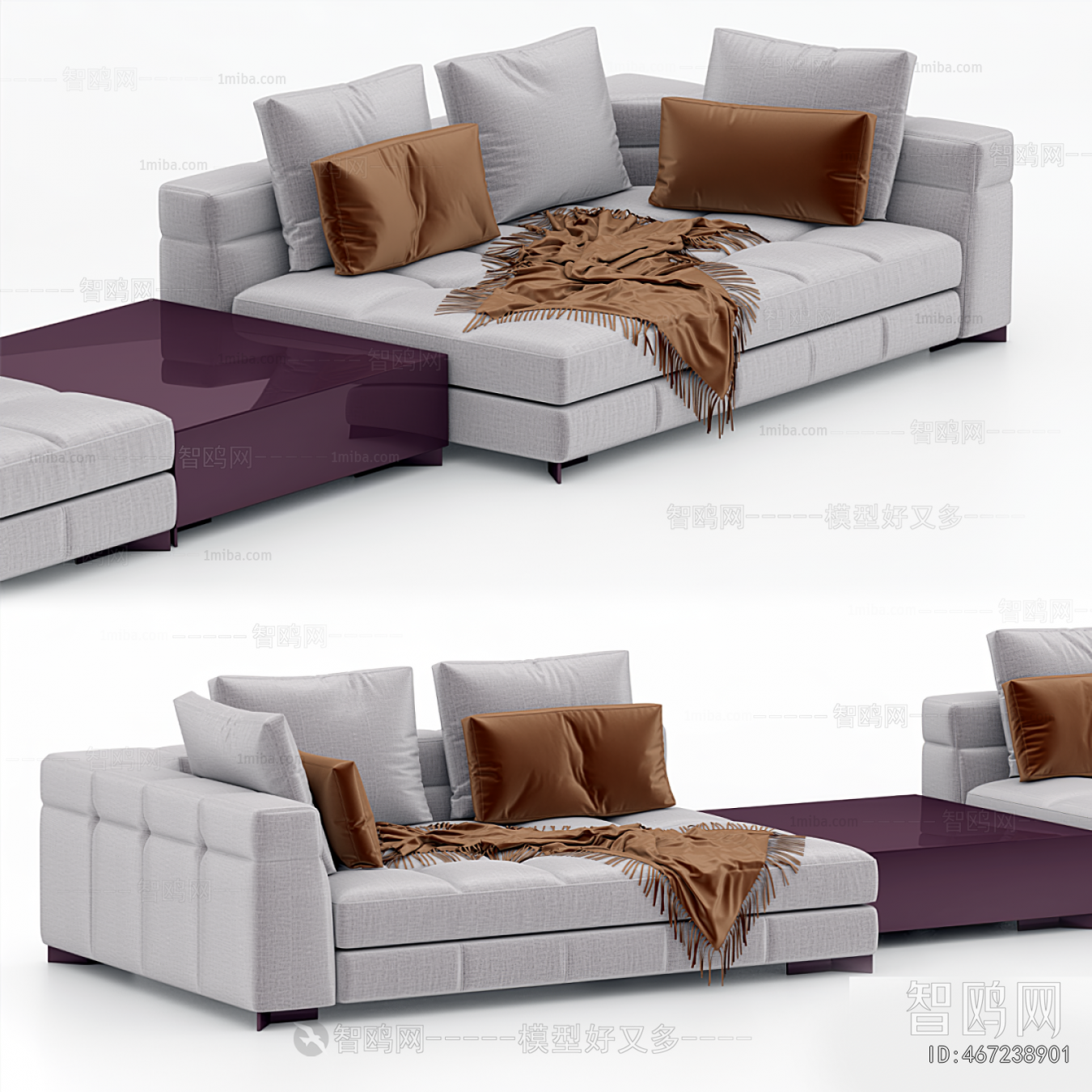 Modern Multi Person Sofa