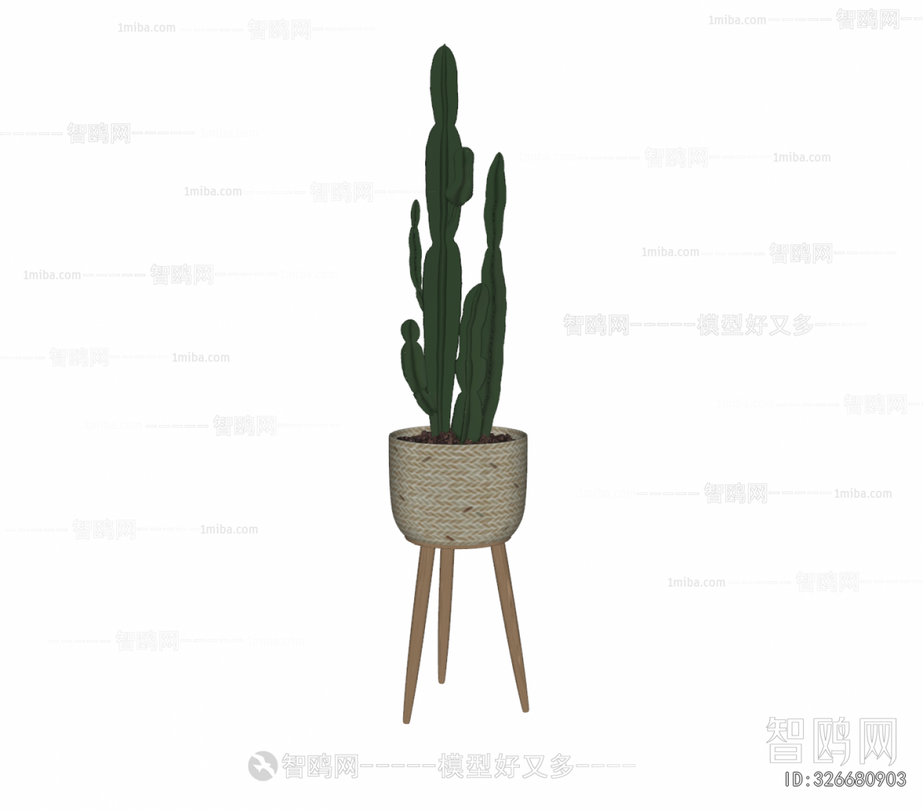 Nordic Style Ground Green Plant Potted Plants