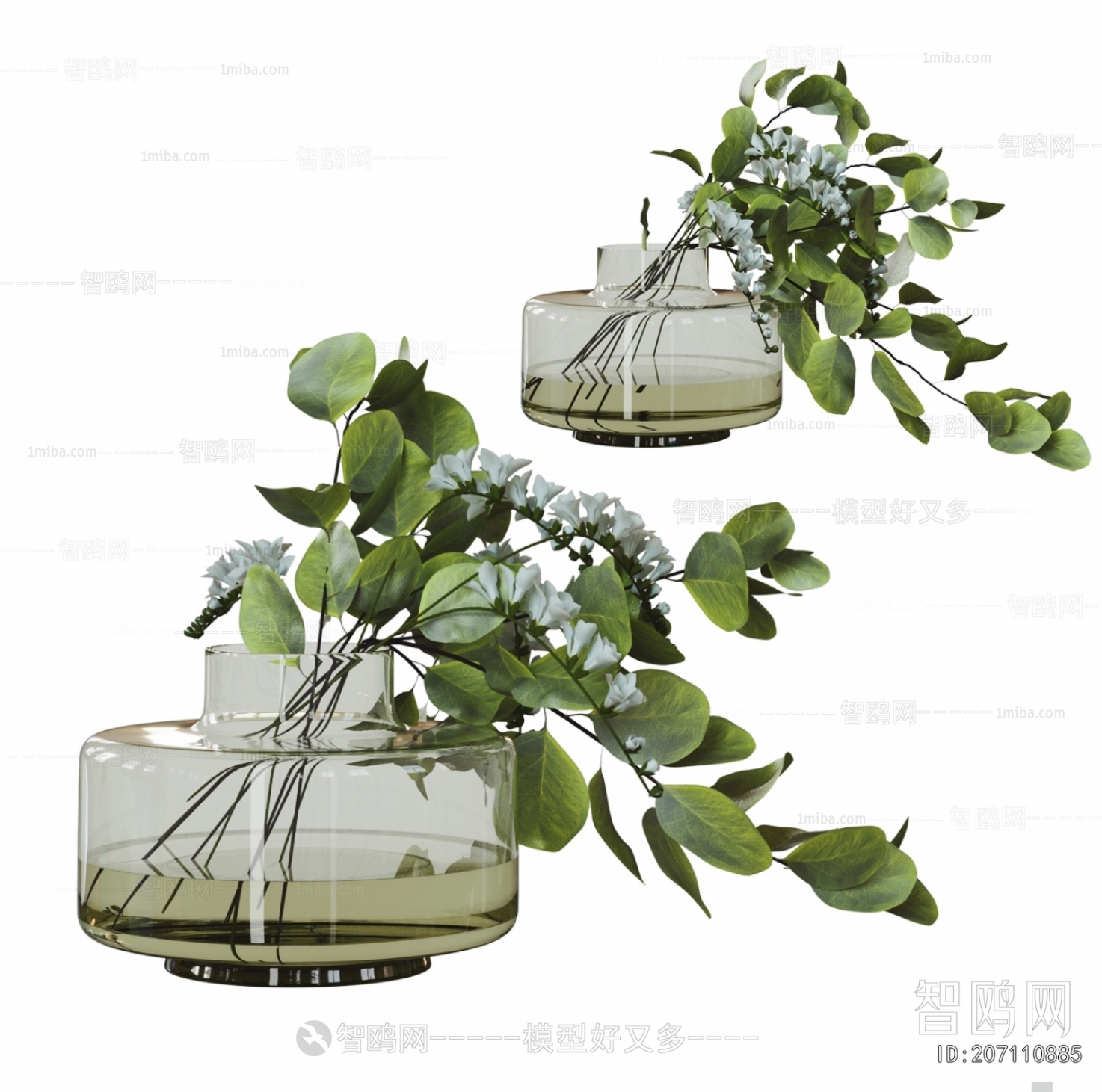 Modern Aquatic Green Plant