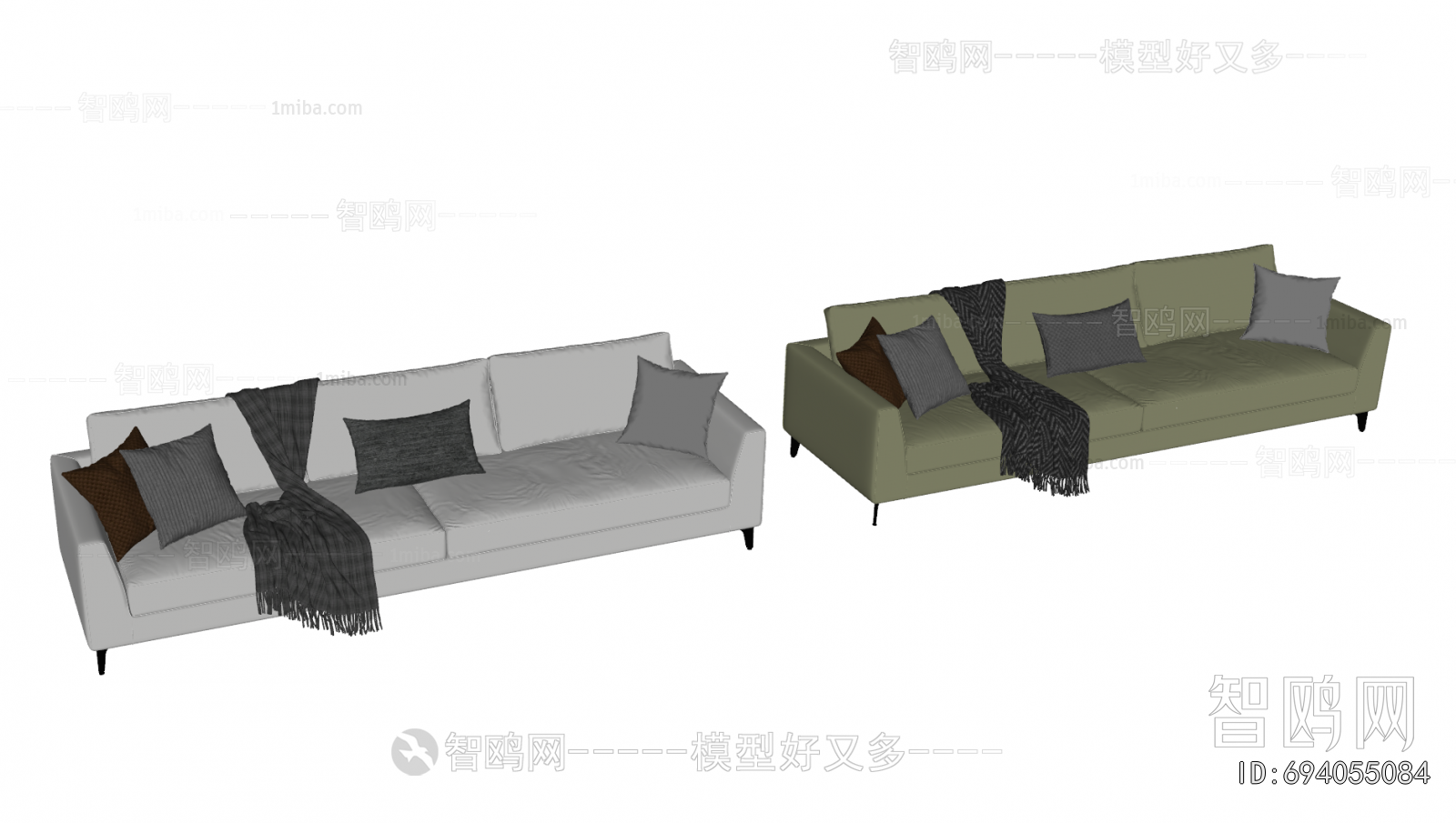 Modern Multi Person Sofa