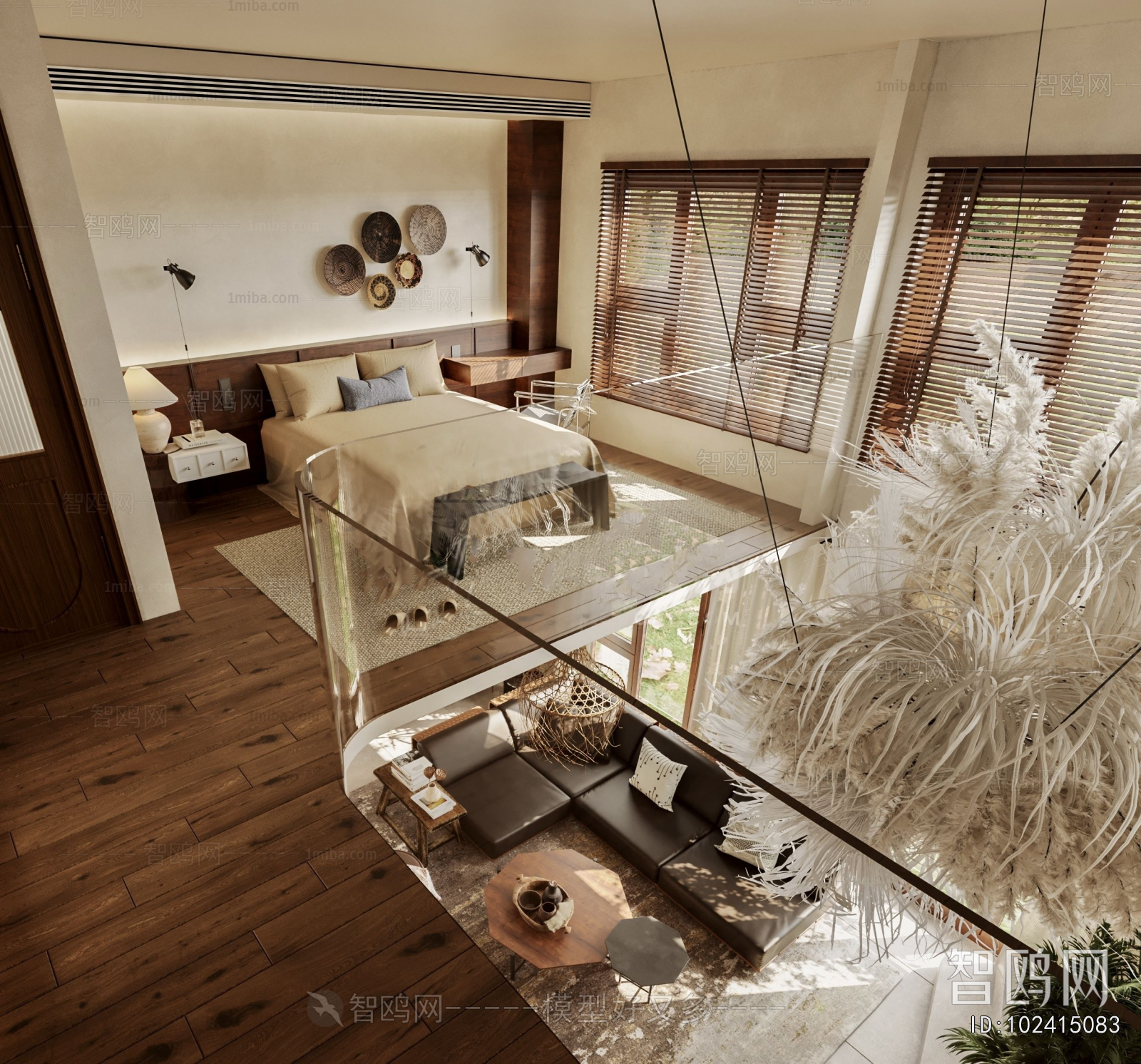 Wabi-sabi Style A Living Room