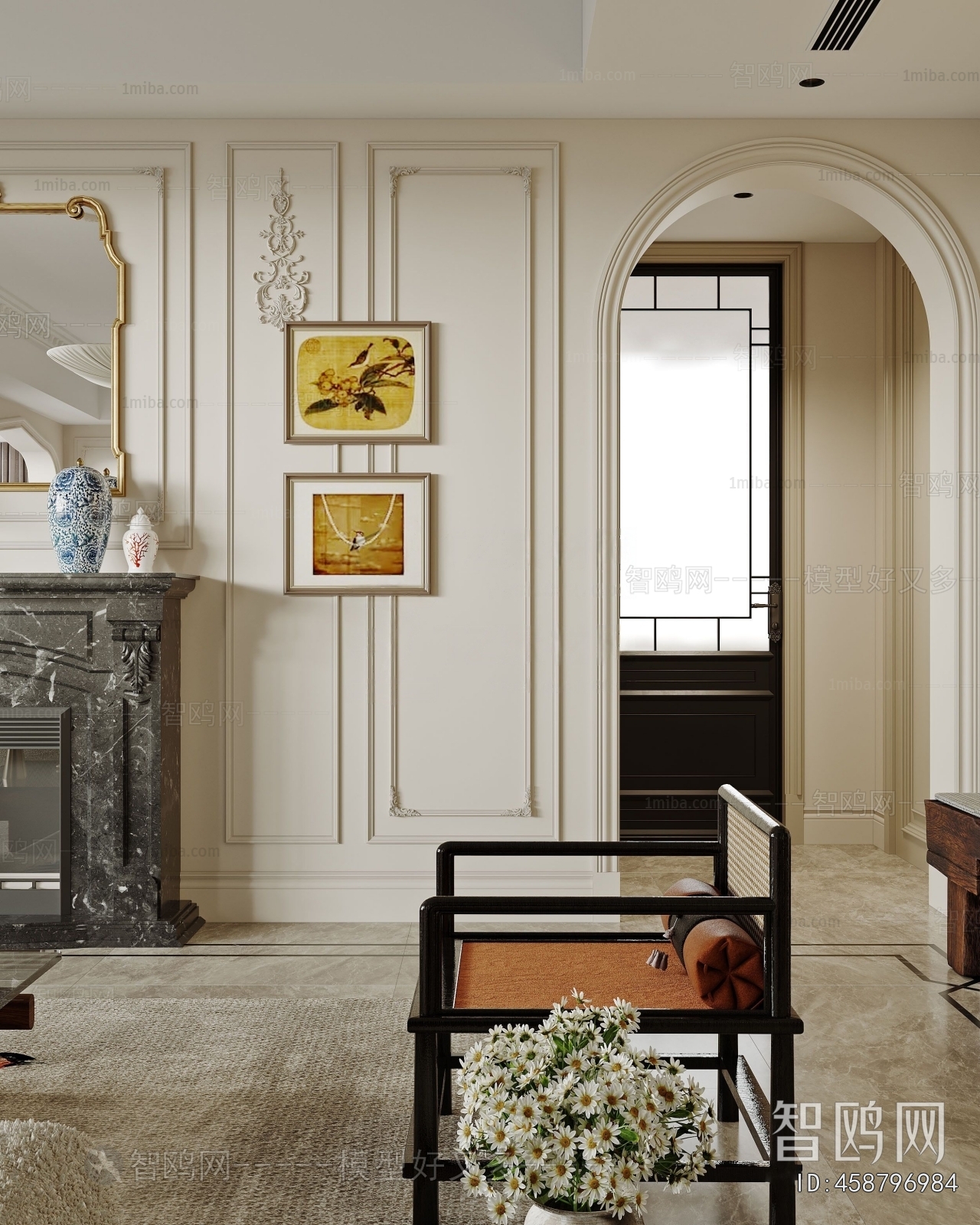 French Style A Living Room