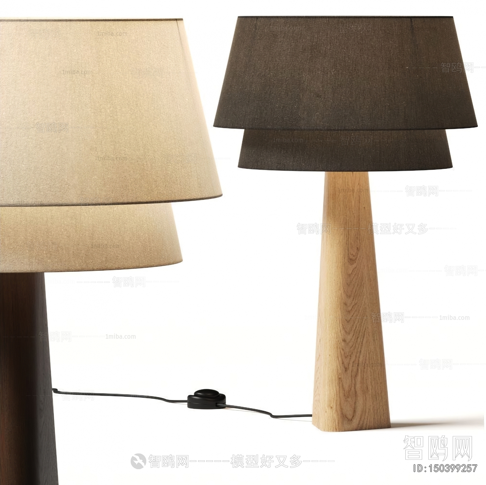Wabi-sabi Style Table Lamp