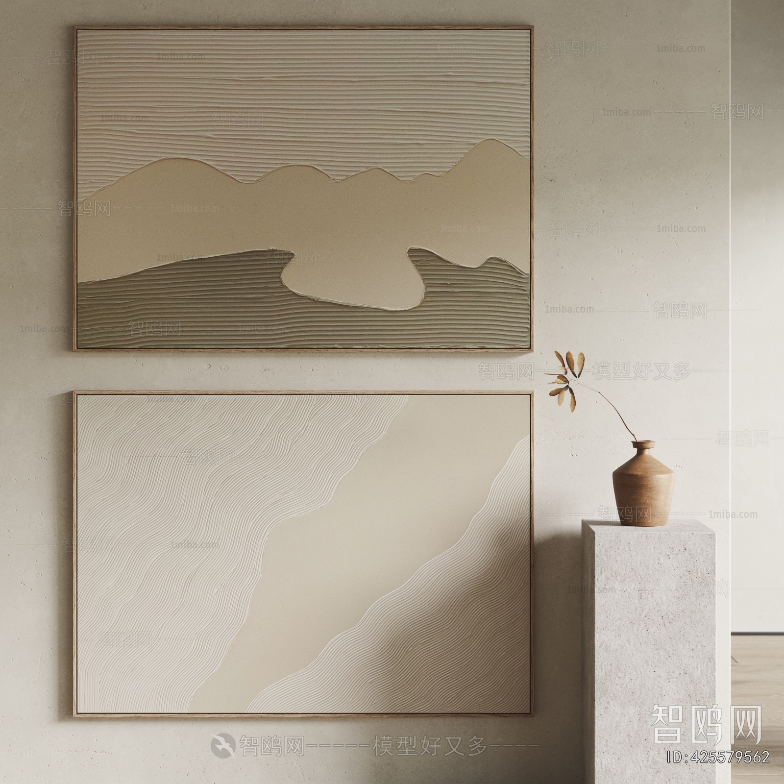 Wabi-sabi Style Painting