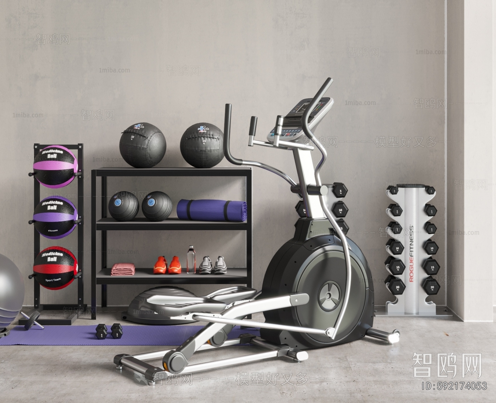 Modern Fitness Equipment