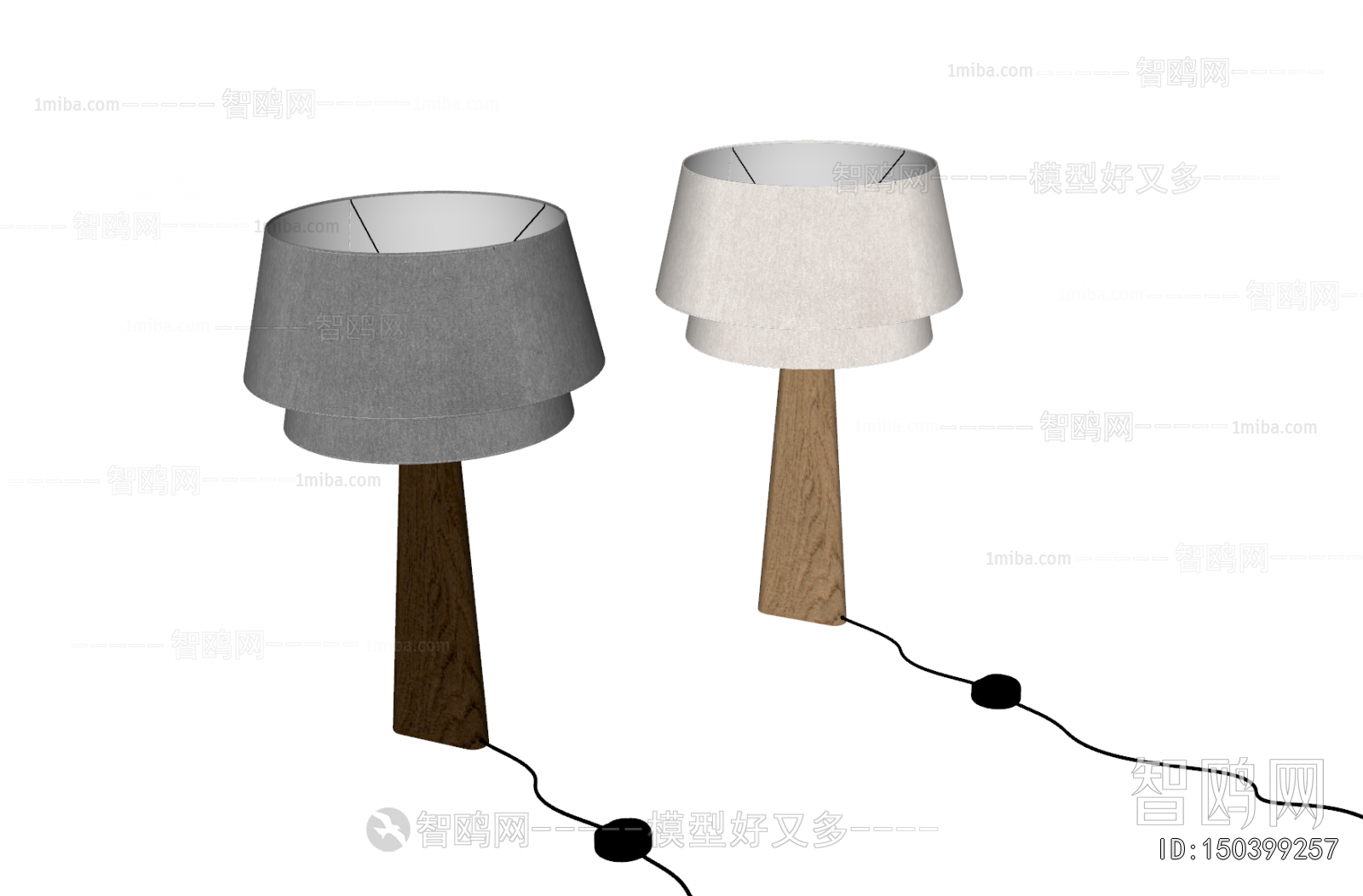 Wabi-sabi Style Table Lamp