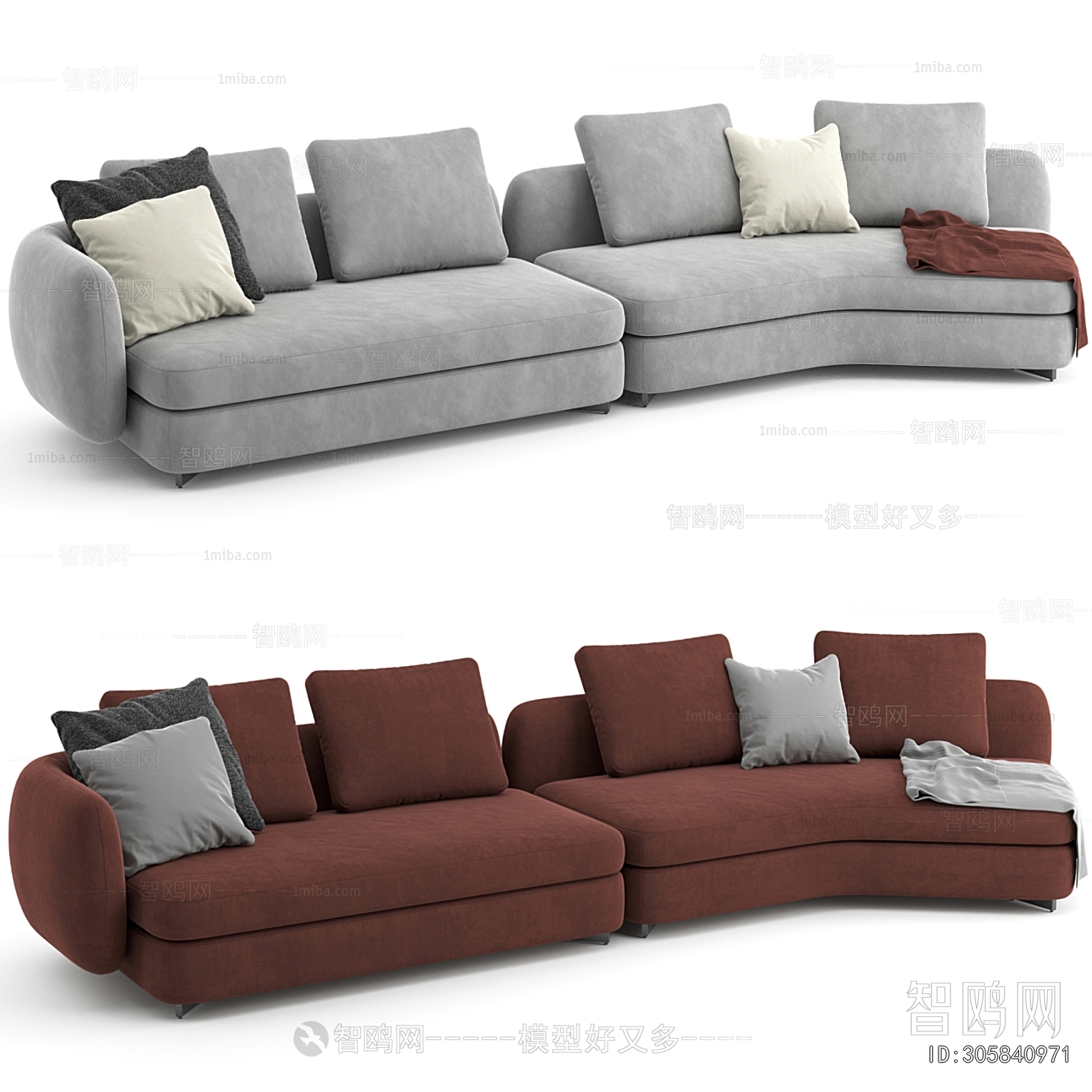 Modern Shaped Sofa