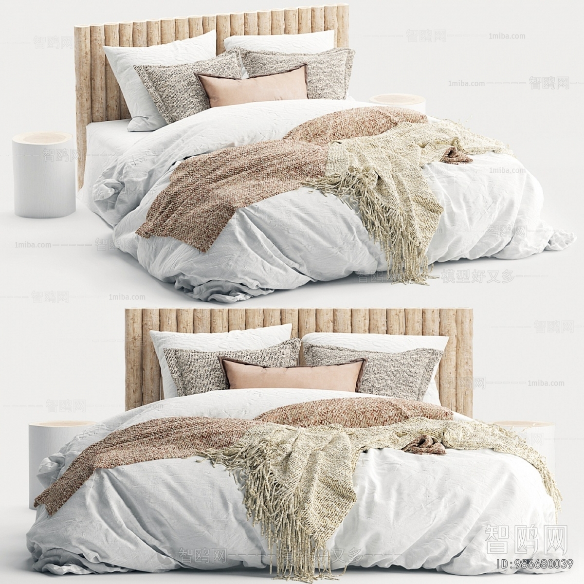 Nordic Style Double Bed