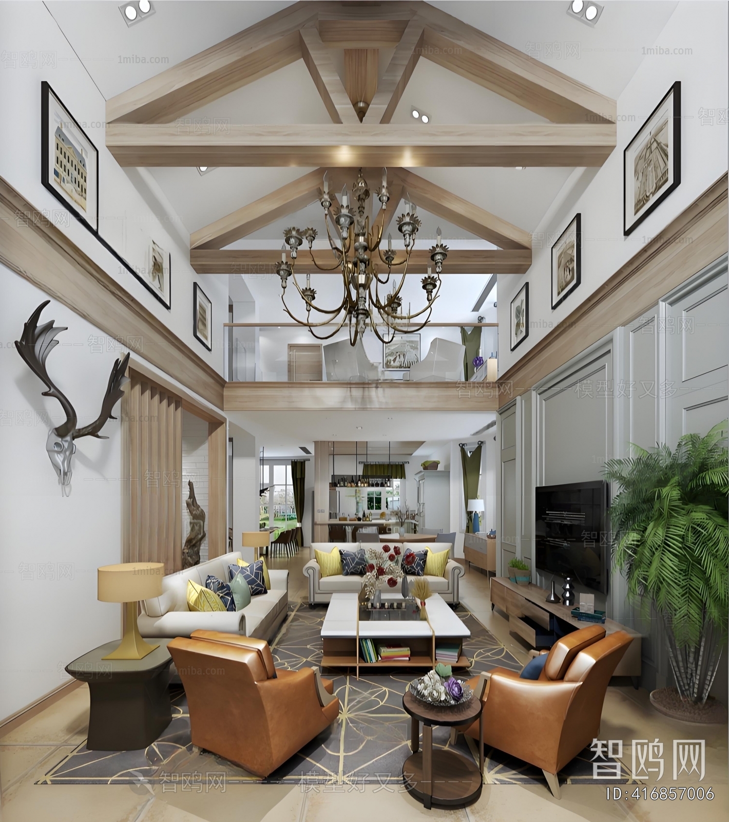 American Style A Living Room