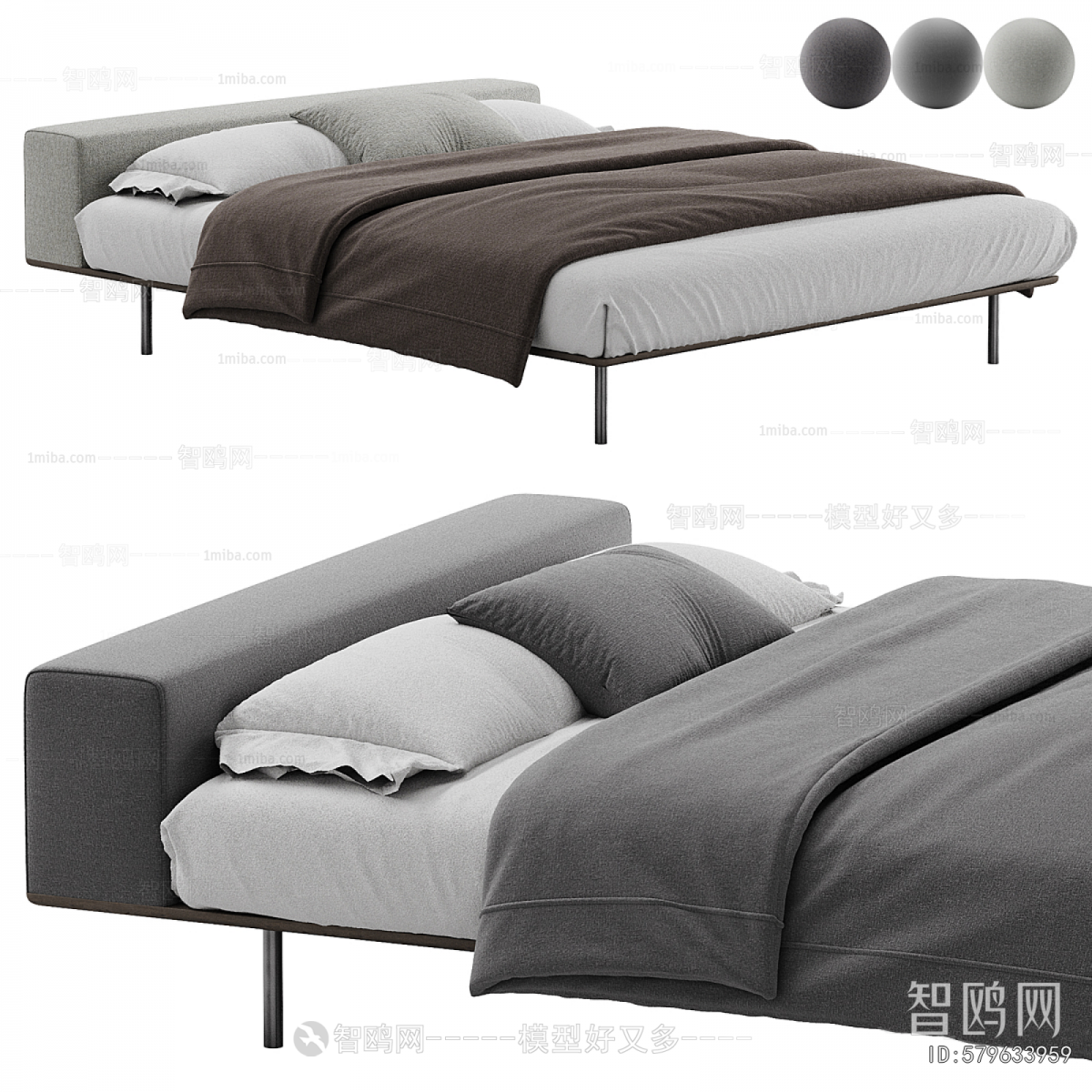 Modern Double Bed