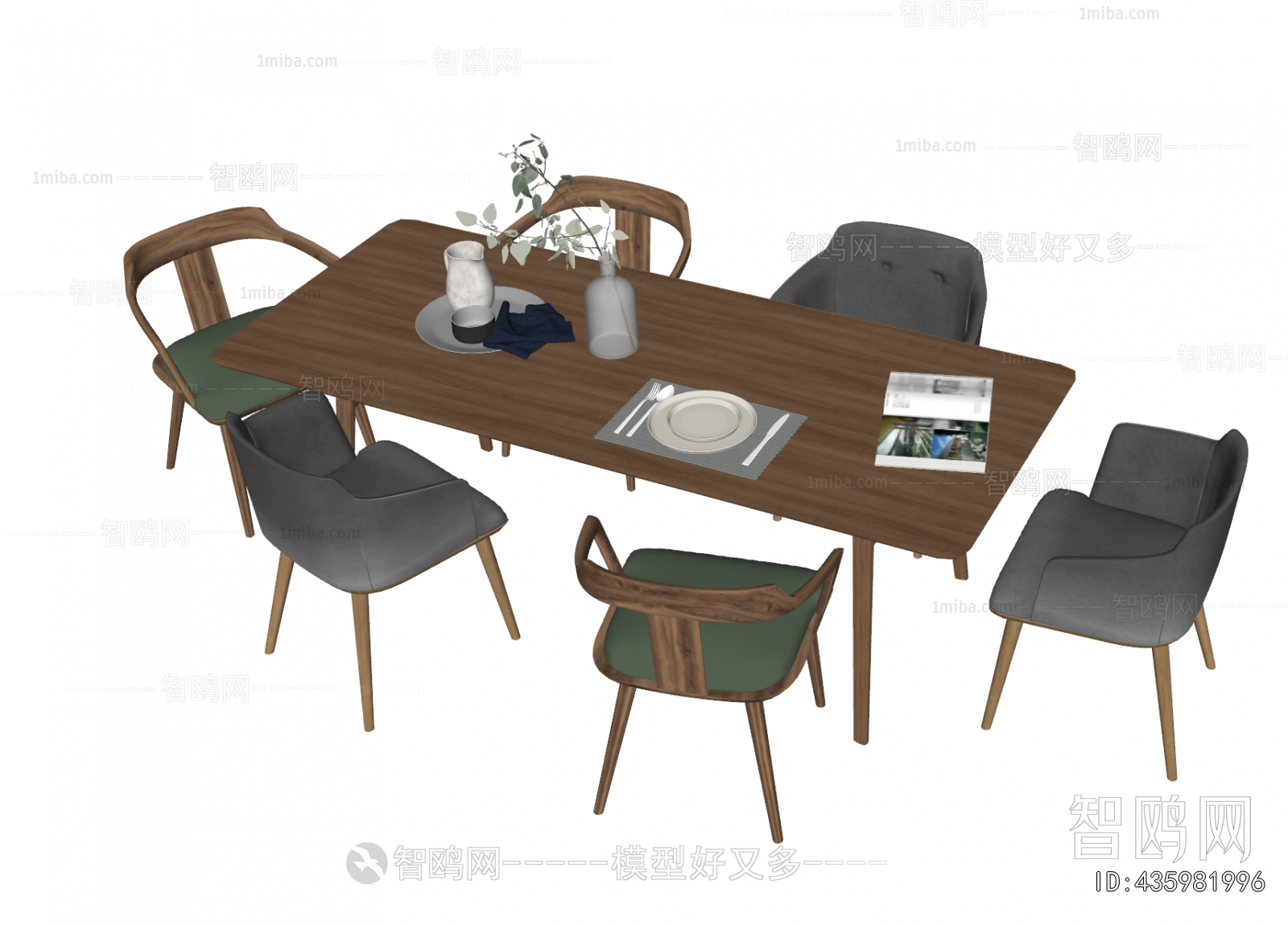 Nordic Style Dining Table And Chairs