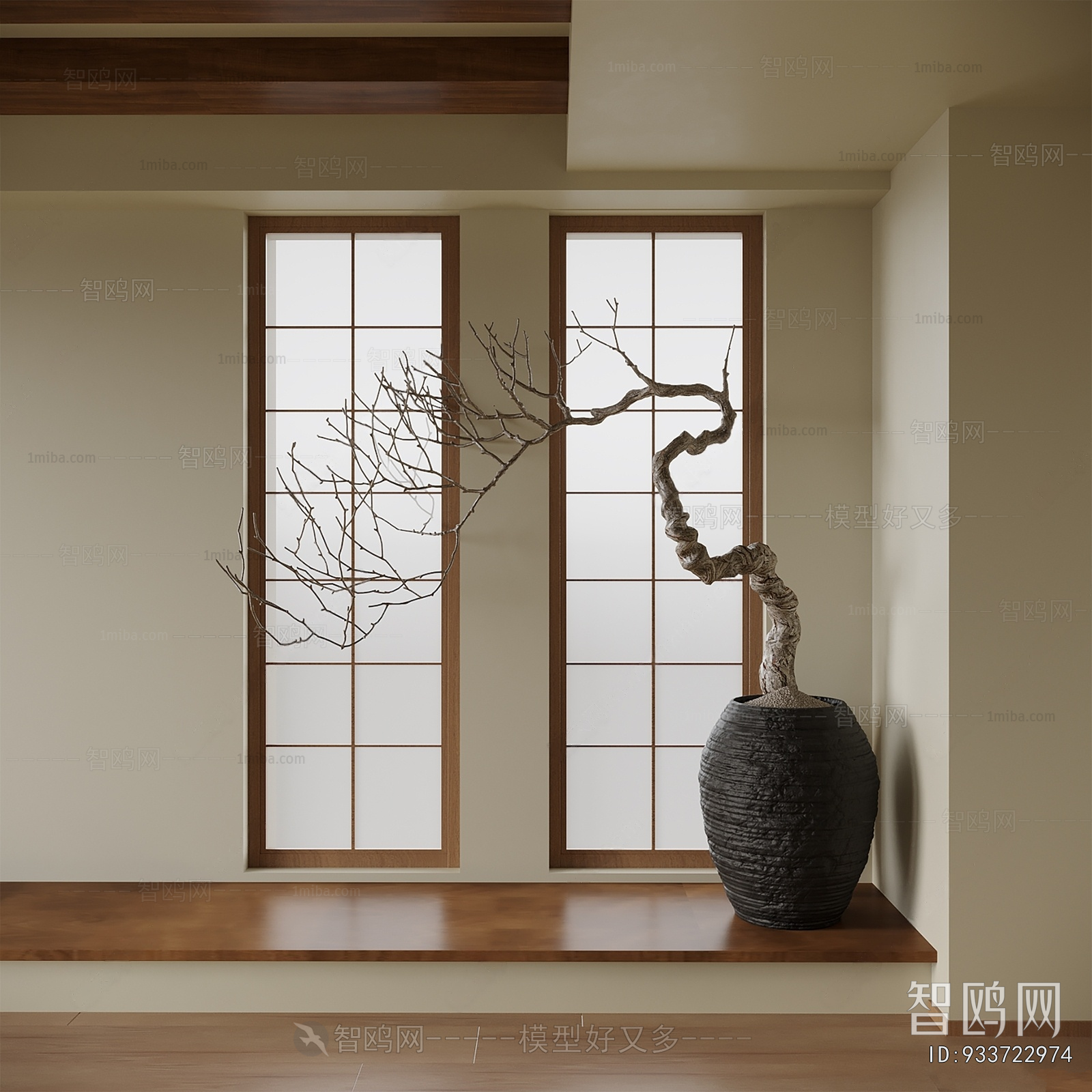 New Chinese Style Ground Green Plant Potted Plants