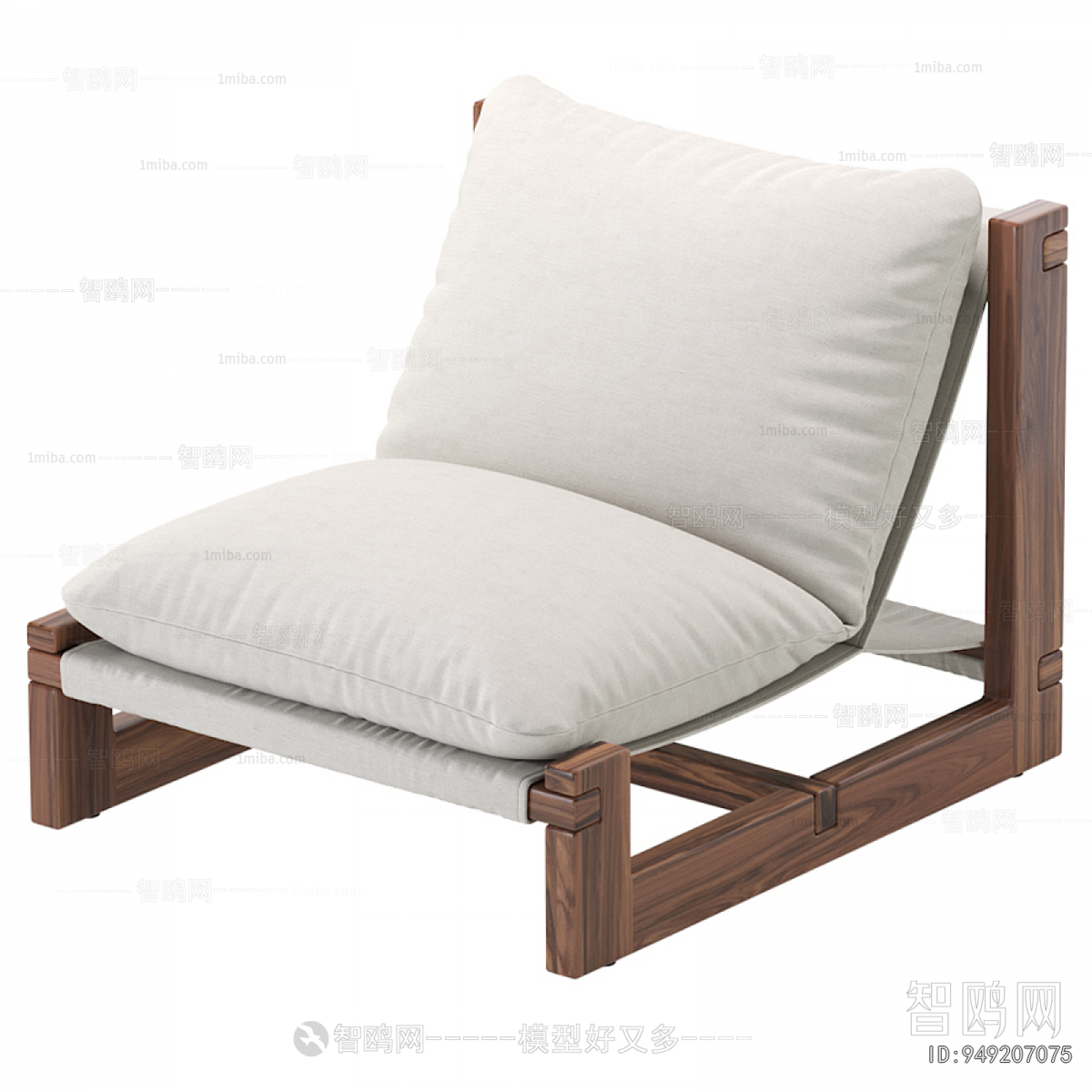 Wabi-sabi Style Lounge Chair