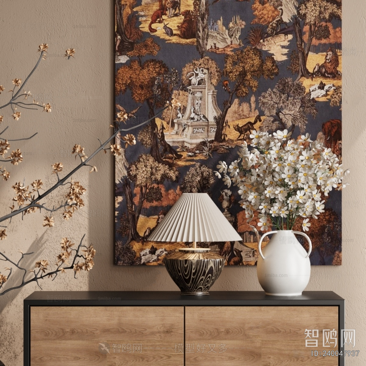 New Chinese Style Flower Arrangement