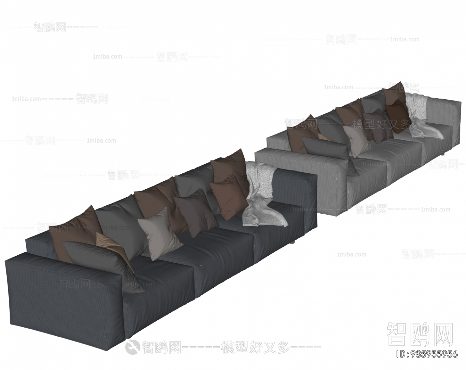 Modern Three-seat Sofa