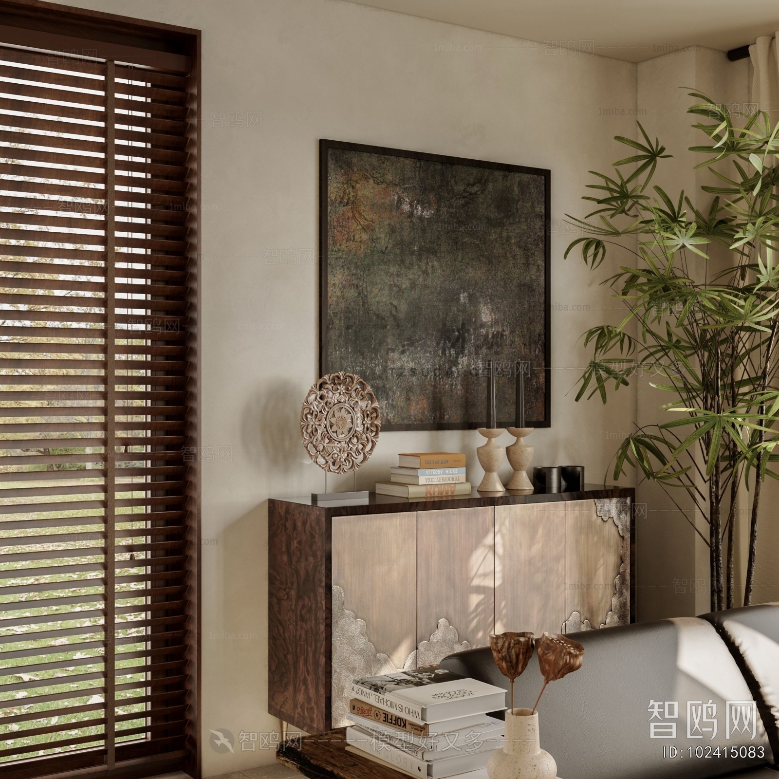 Wabi-sabi Style A Living Room