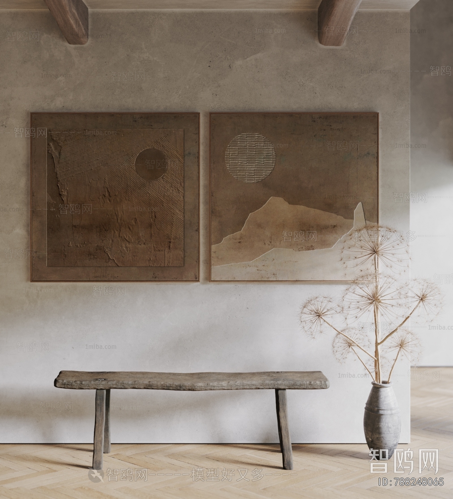 Wabi-sabi Style Painting