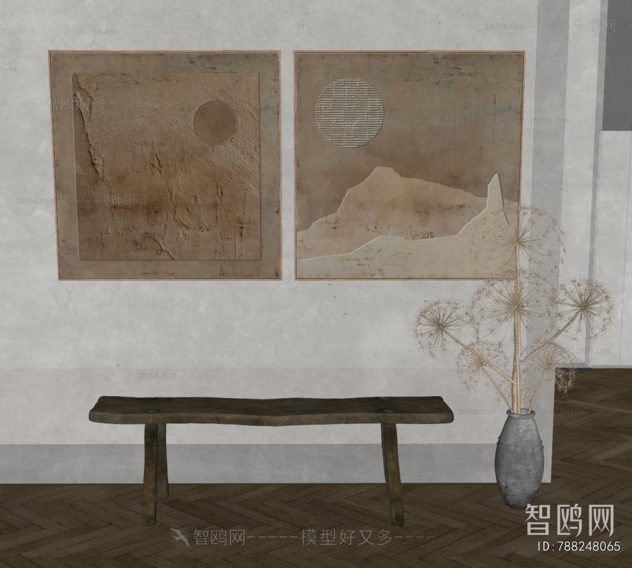 Wabi-sabi Style Painting