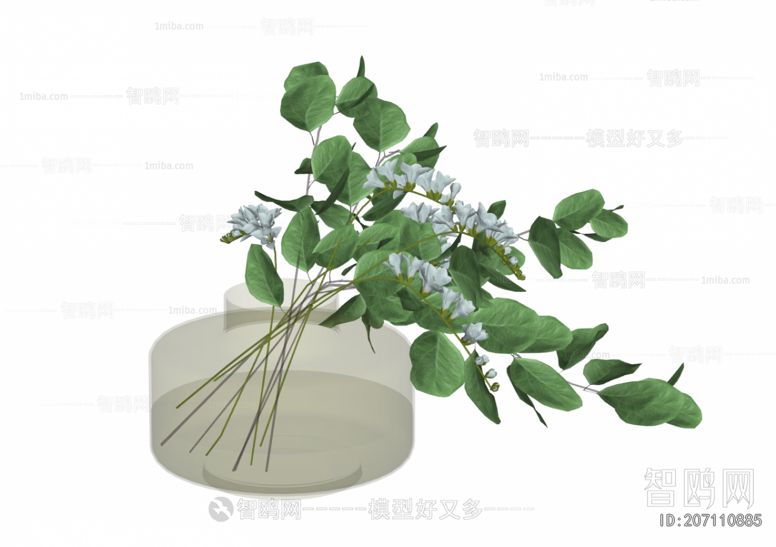 Modern Aquatic Green Plant