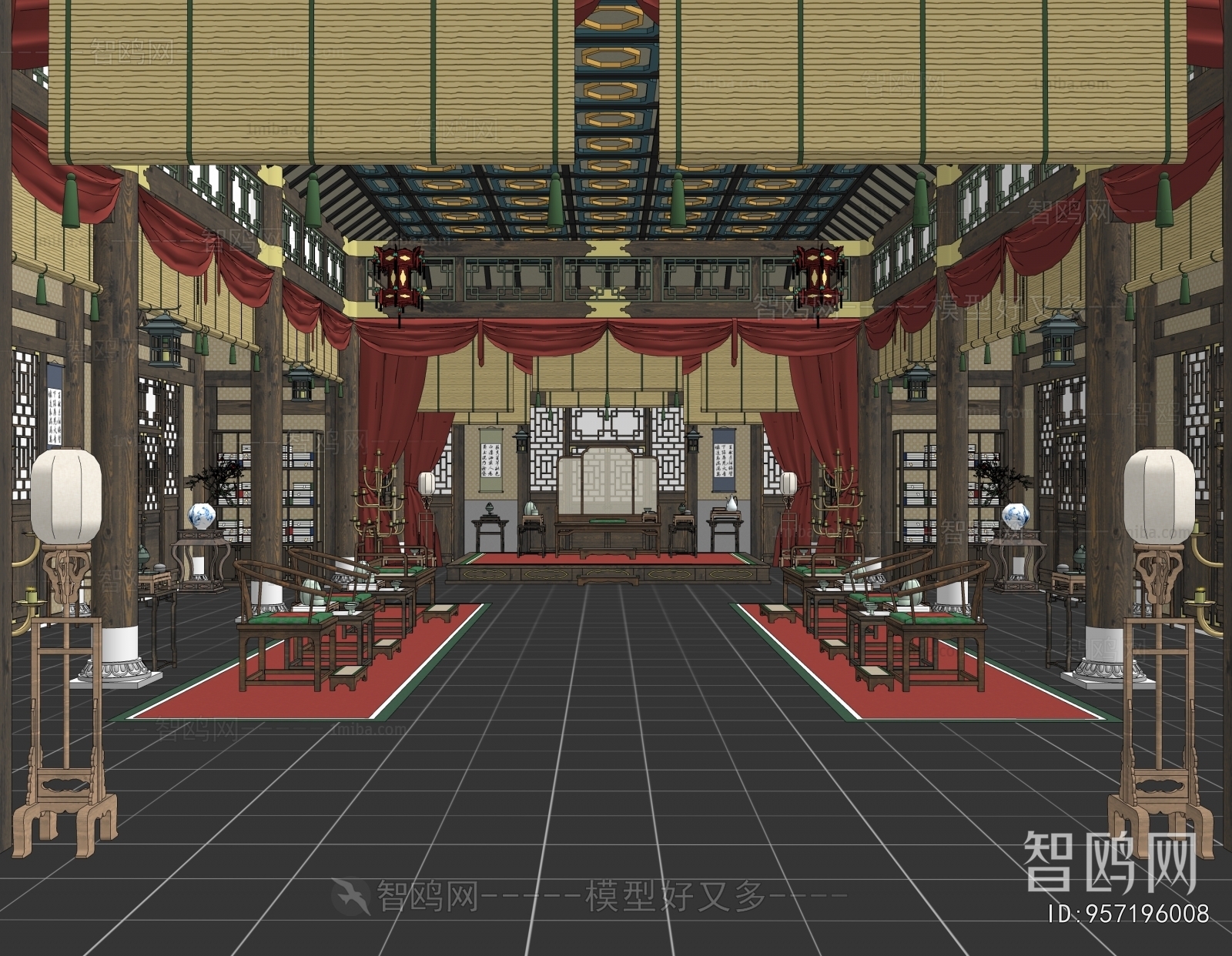 Chinese Style A Living Room