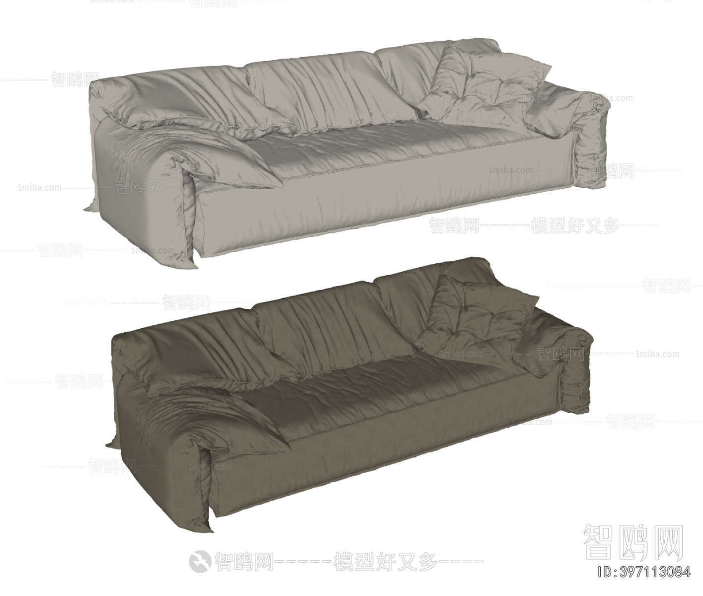 Modern Three-seat Sofa