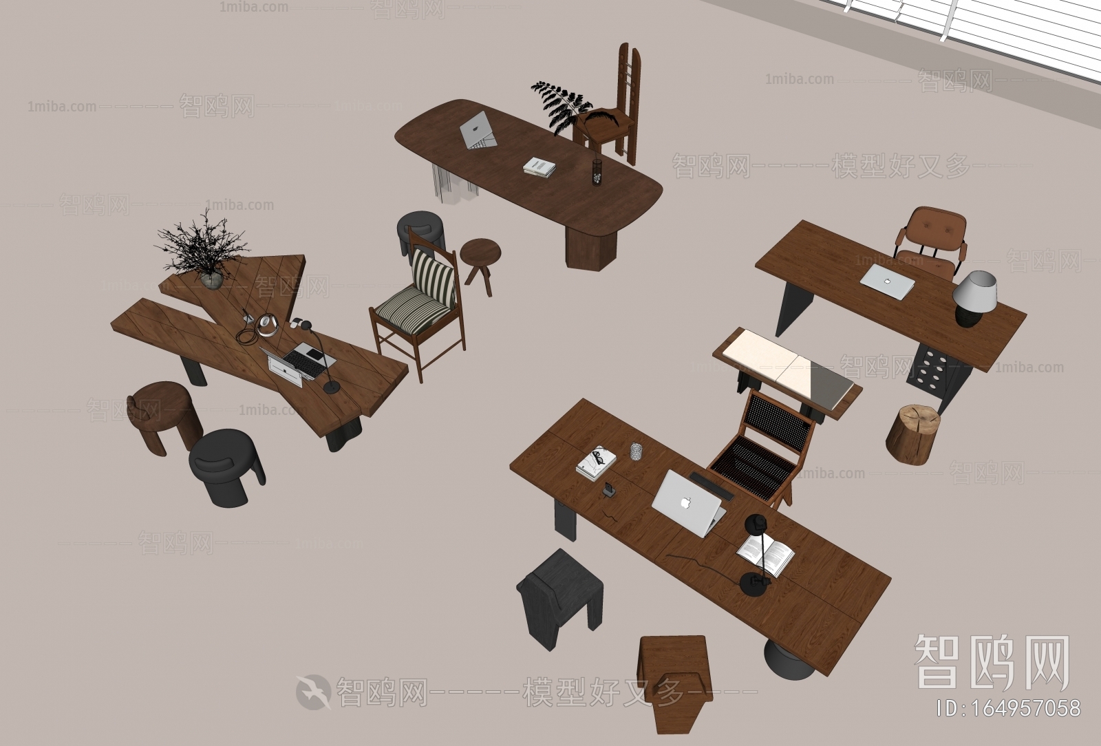 Modern Computer Desk And Chair