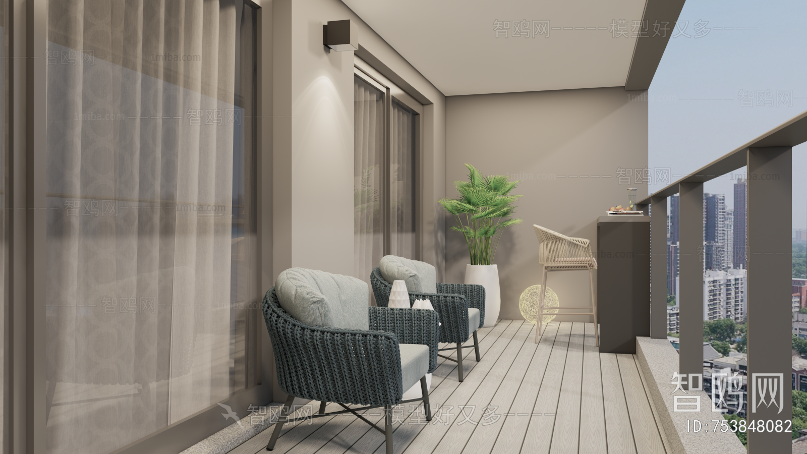 Modern Leisure Balcony