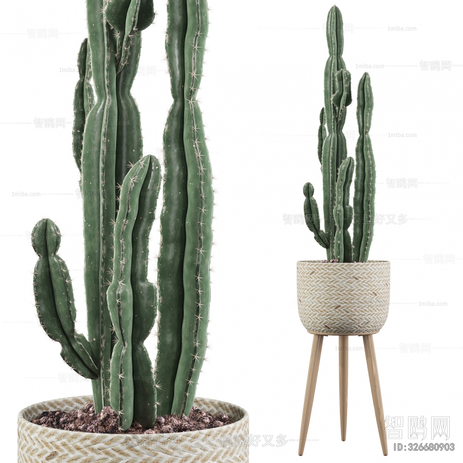 Nordic Style Ground Green Plant Potted Plants