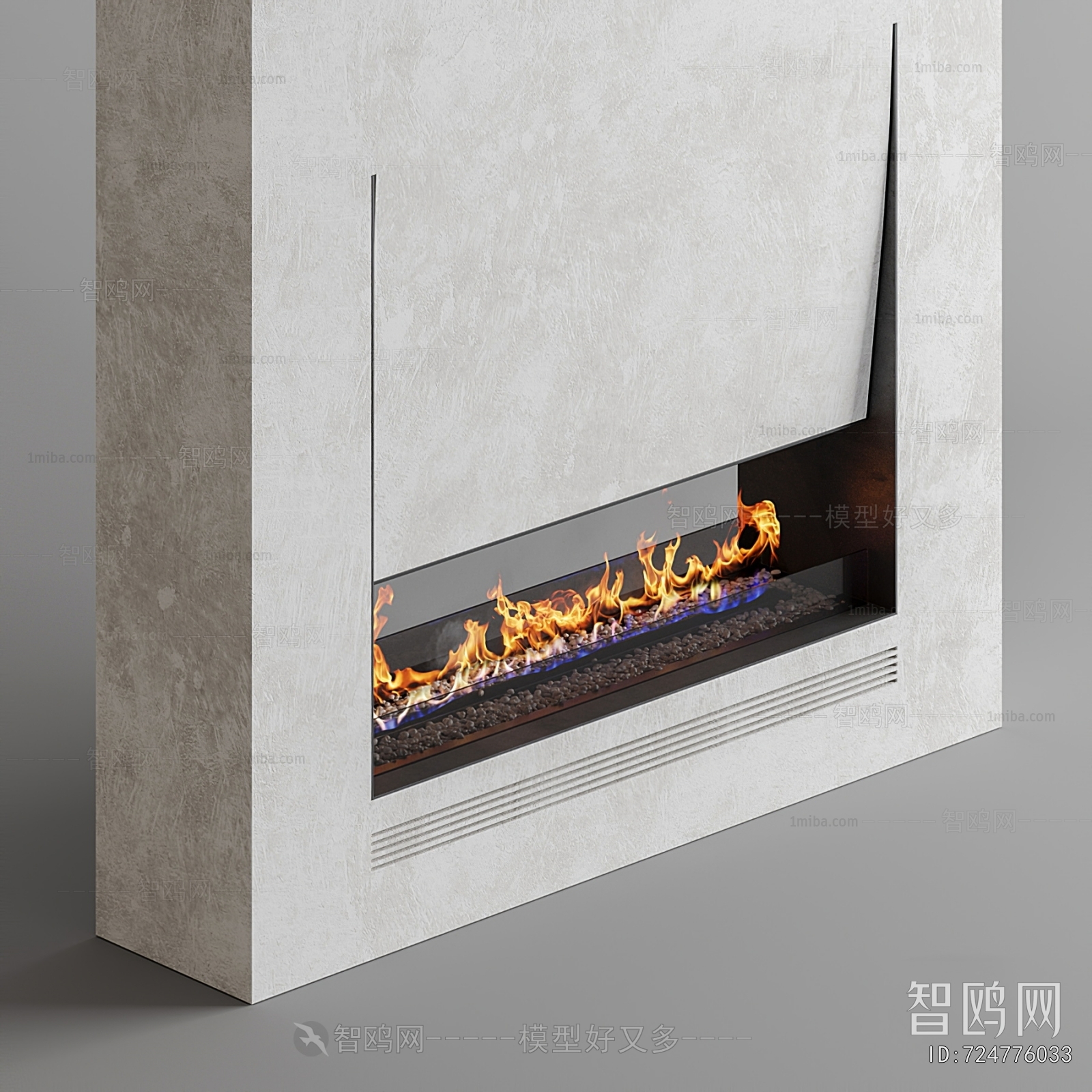 Modern Electronic Fireplace