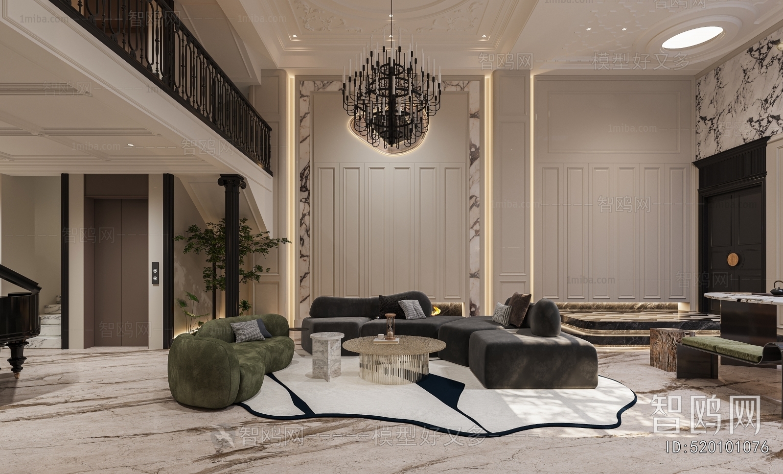 French Style A Living Room