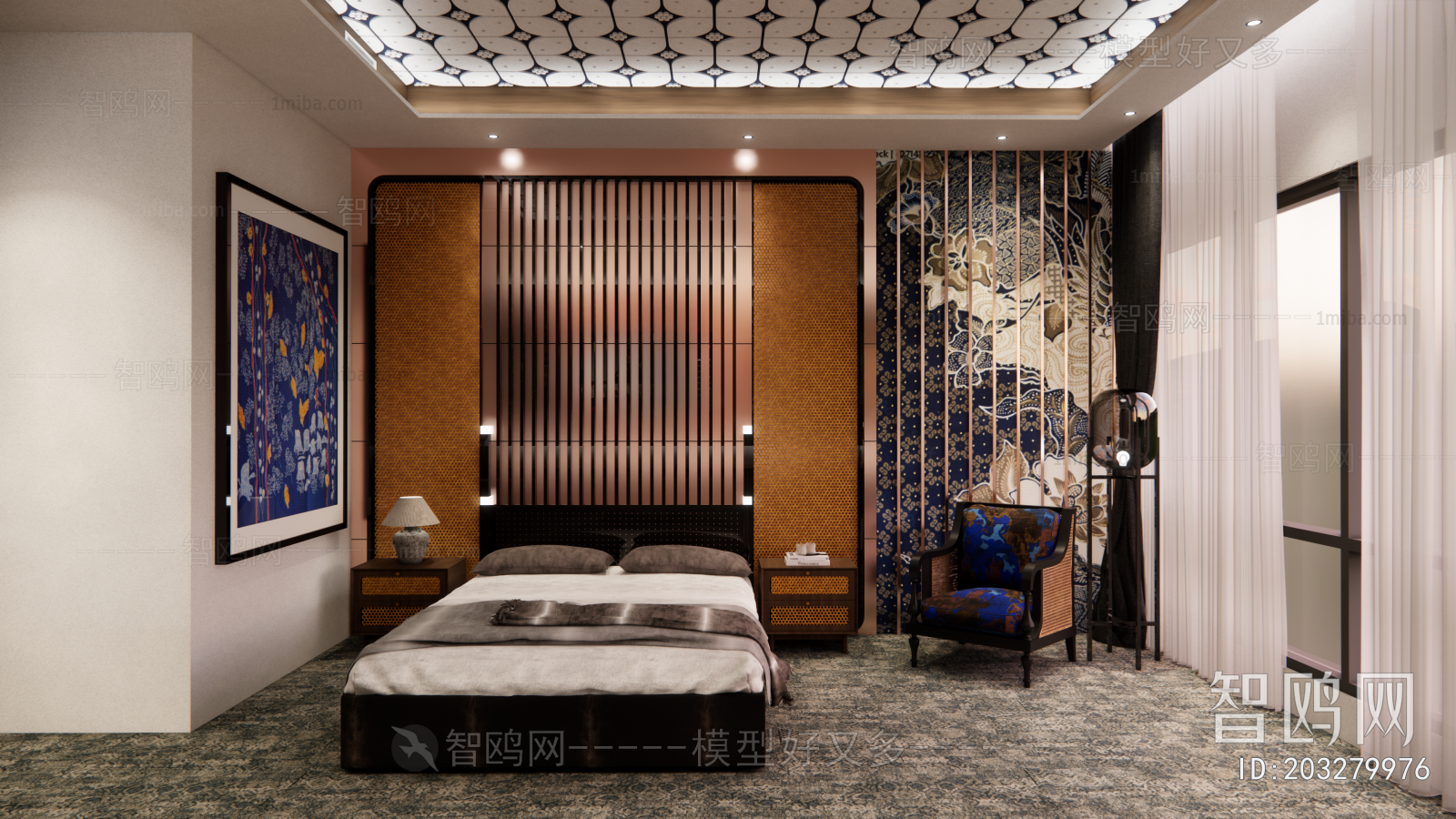 New Chinese Style Guest Room