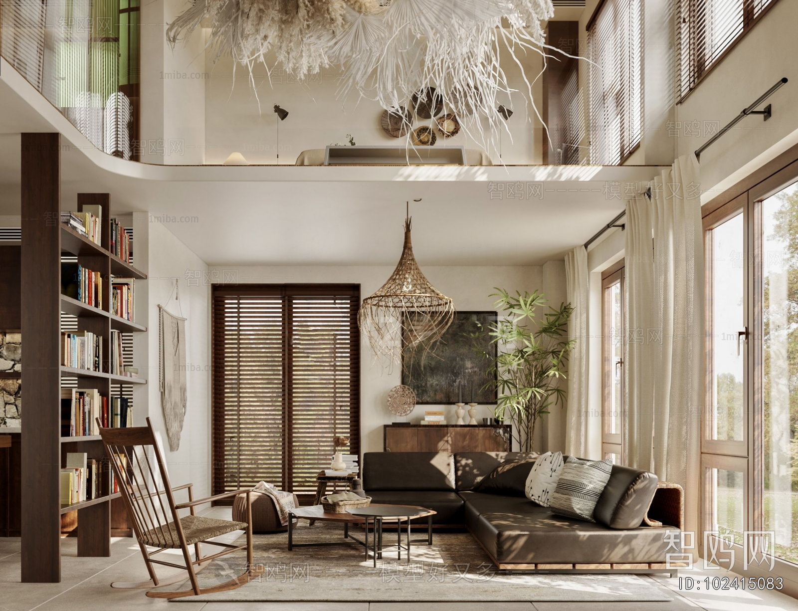 Wabi-sabi Style A Living Room