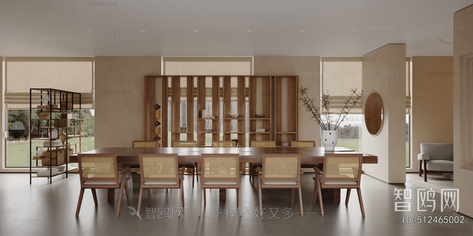 New Chinese Style Dining Room