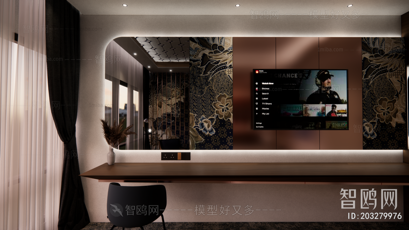 New Chinese Style Guest Room