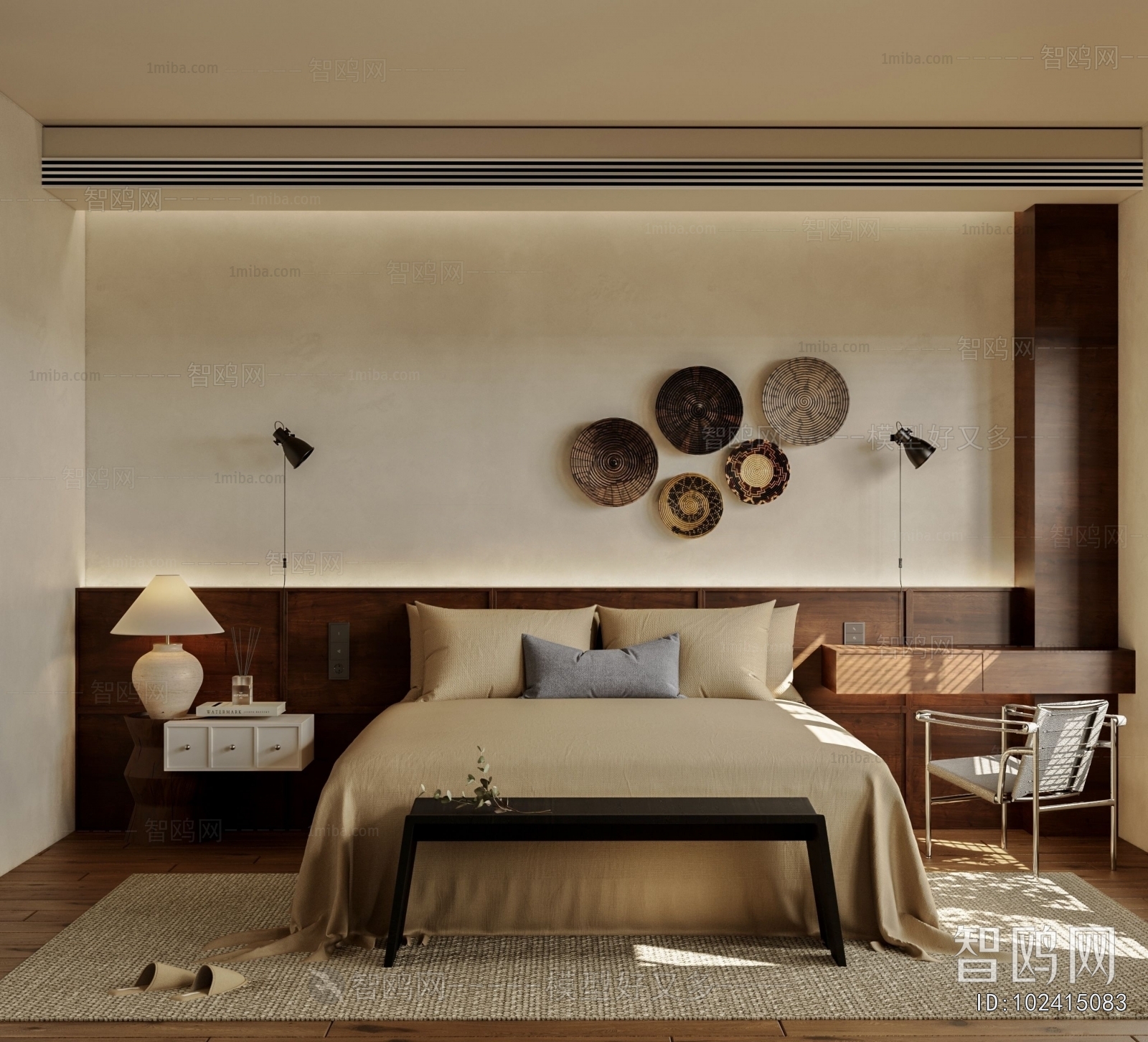 Wabi-sabi Style A Living Room