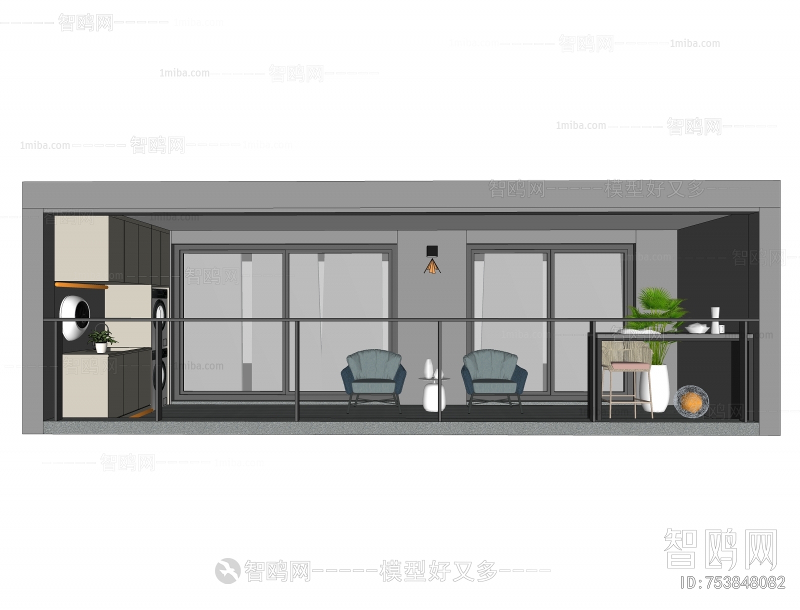 Modern Leisure Balcony