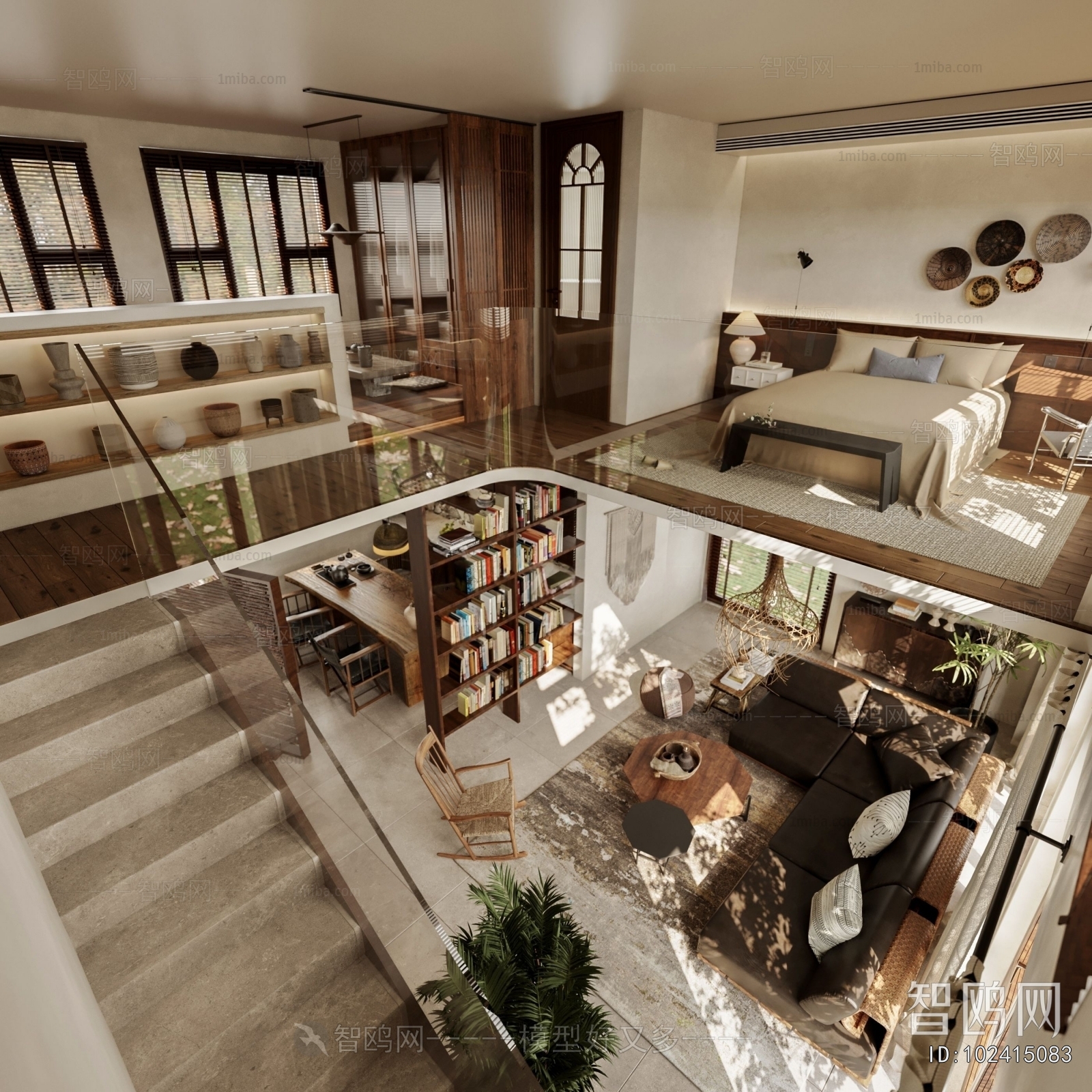 Wabi-sabi Style A Living Room