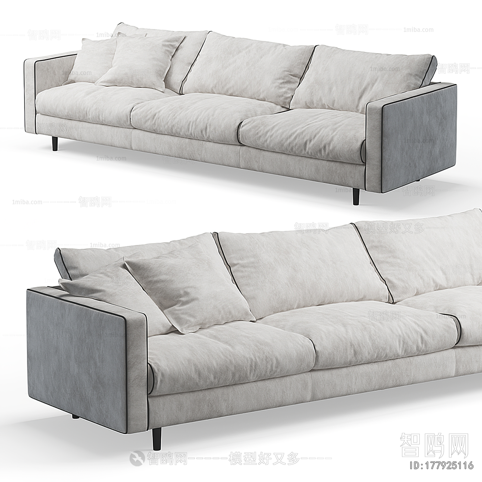 Modern Three-seat Sofa