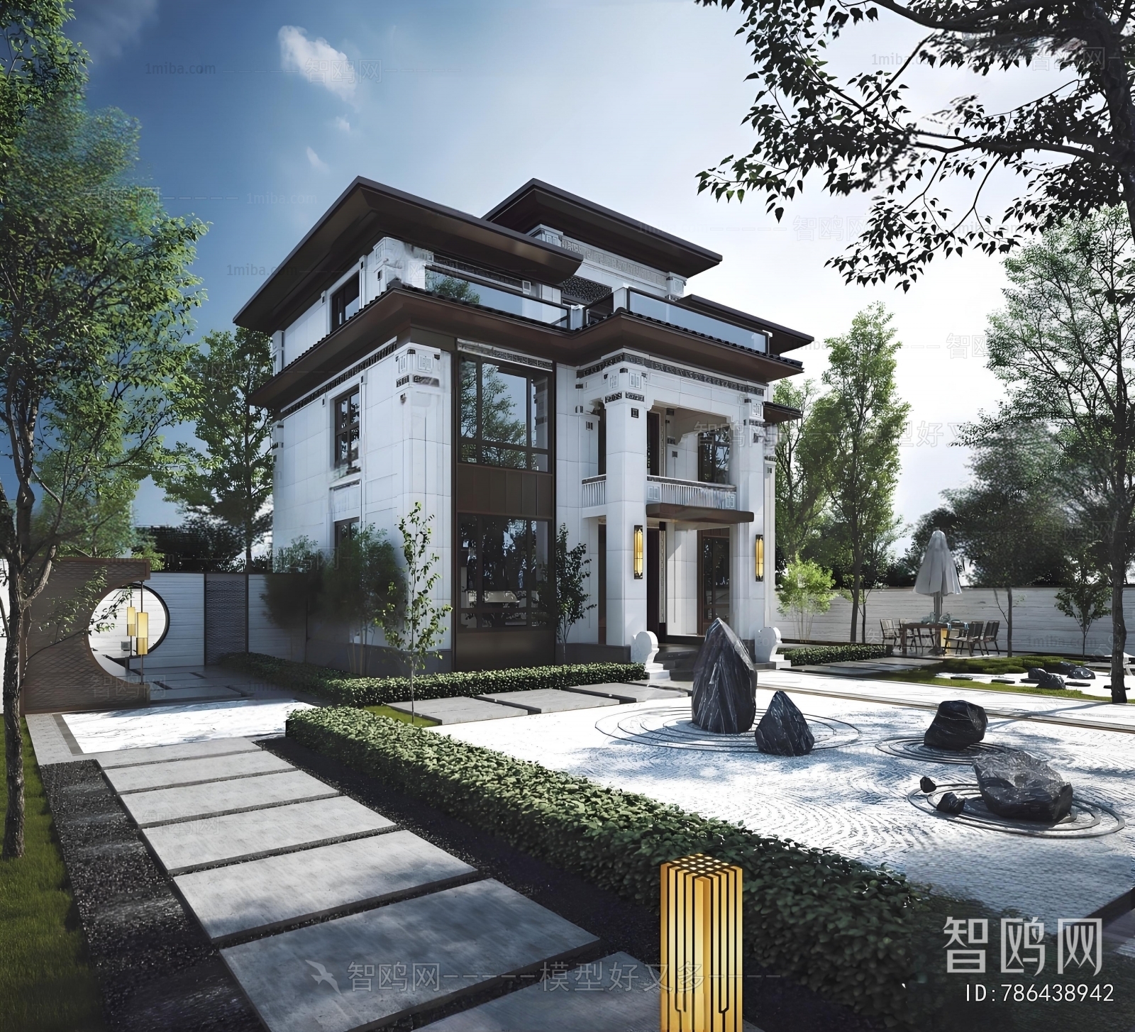 New Chinese Style Detached Villa