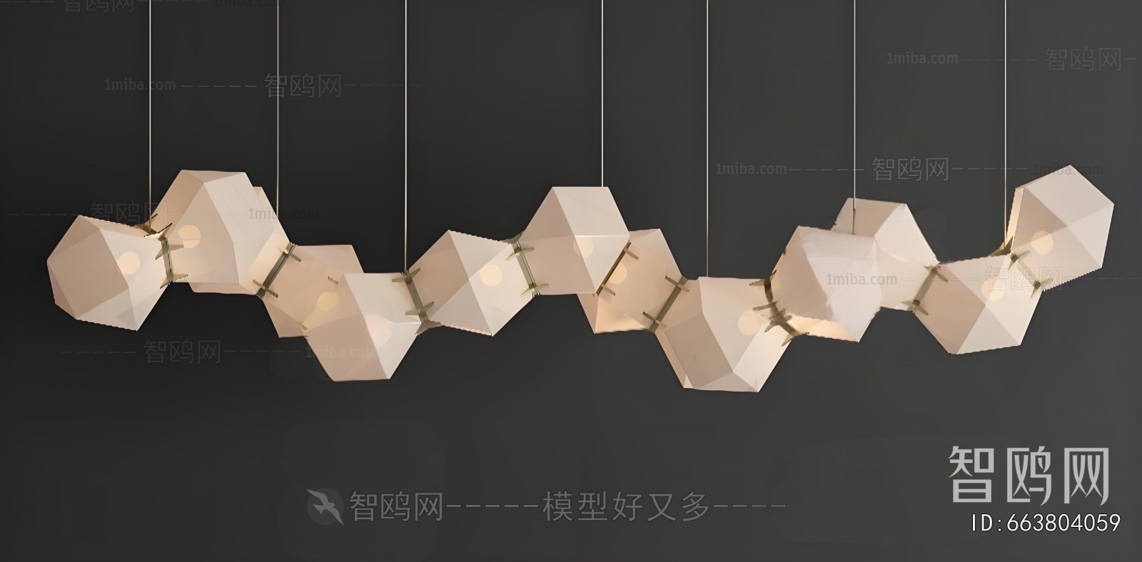 Modern Long Chandelier