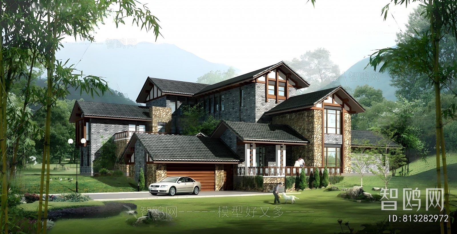 New Chinese Style Detached Villa